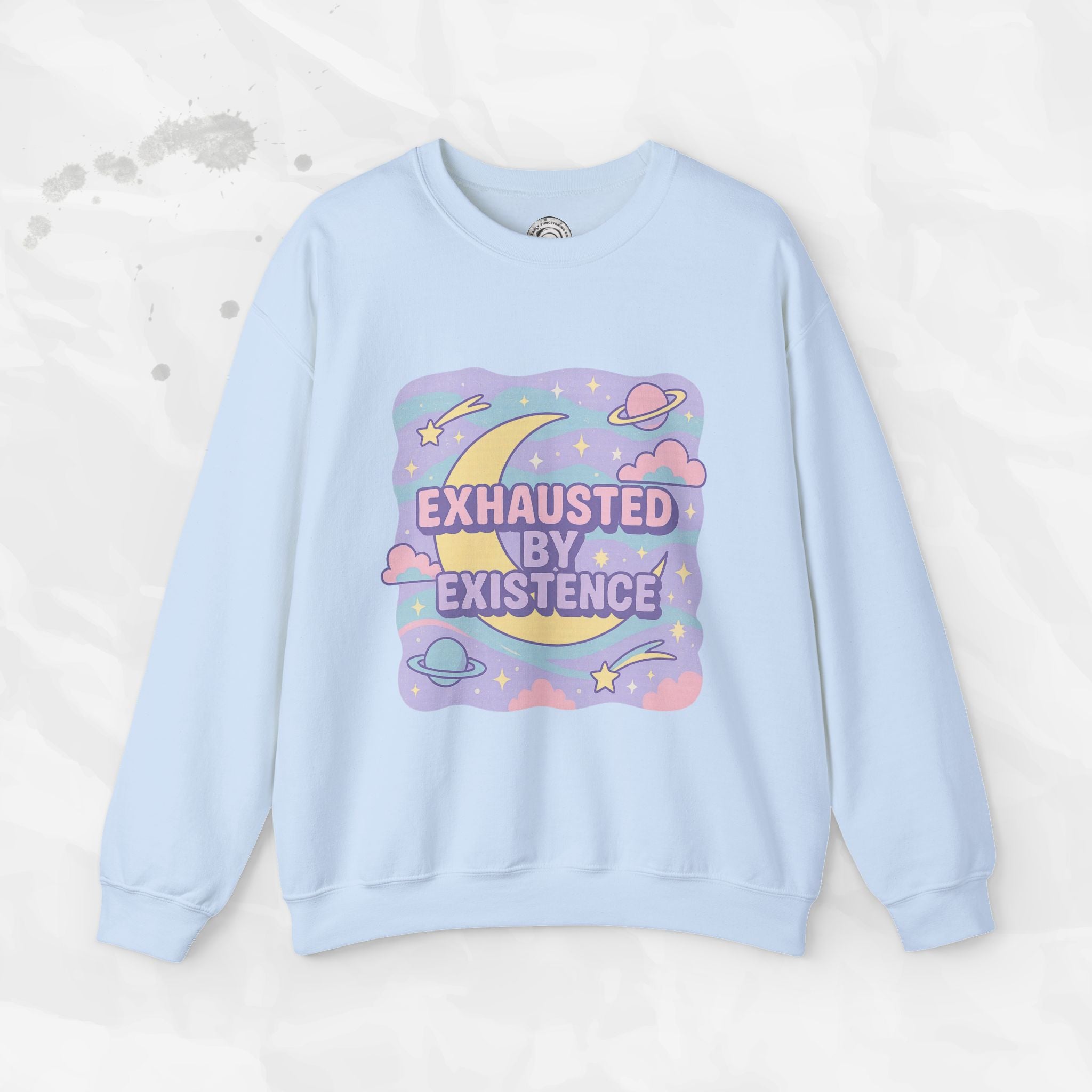 Exhausted by Existence - Crewneck Sweatshirt
