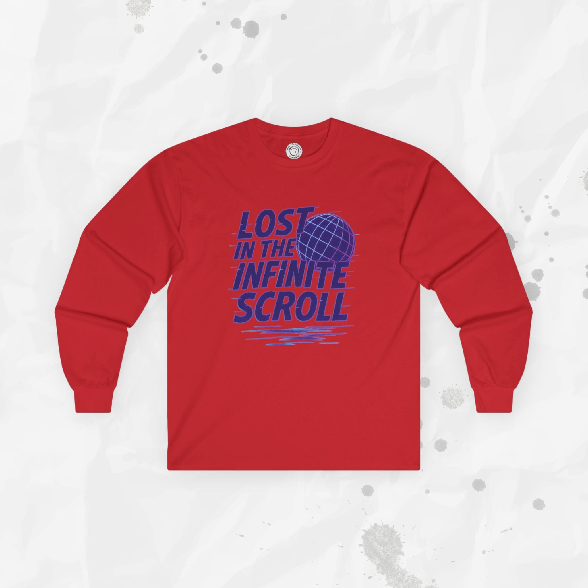 Lost in the Infinite Scroll - Long Sleeve T-Shirt