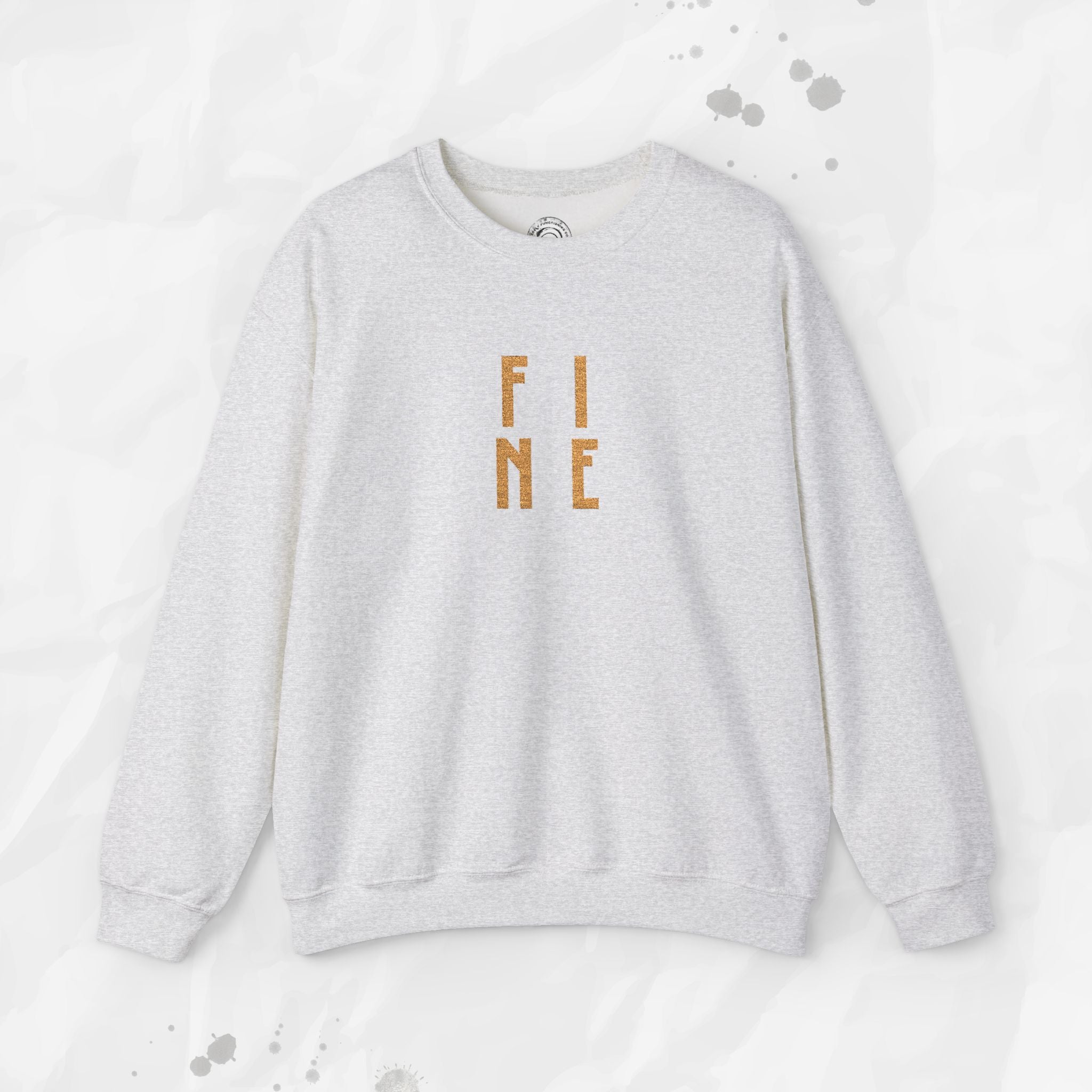 FINE – Embroidered Crewneck Sweatshirt