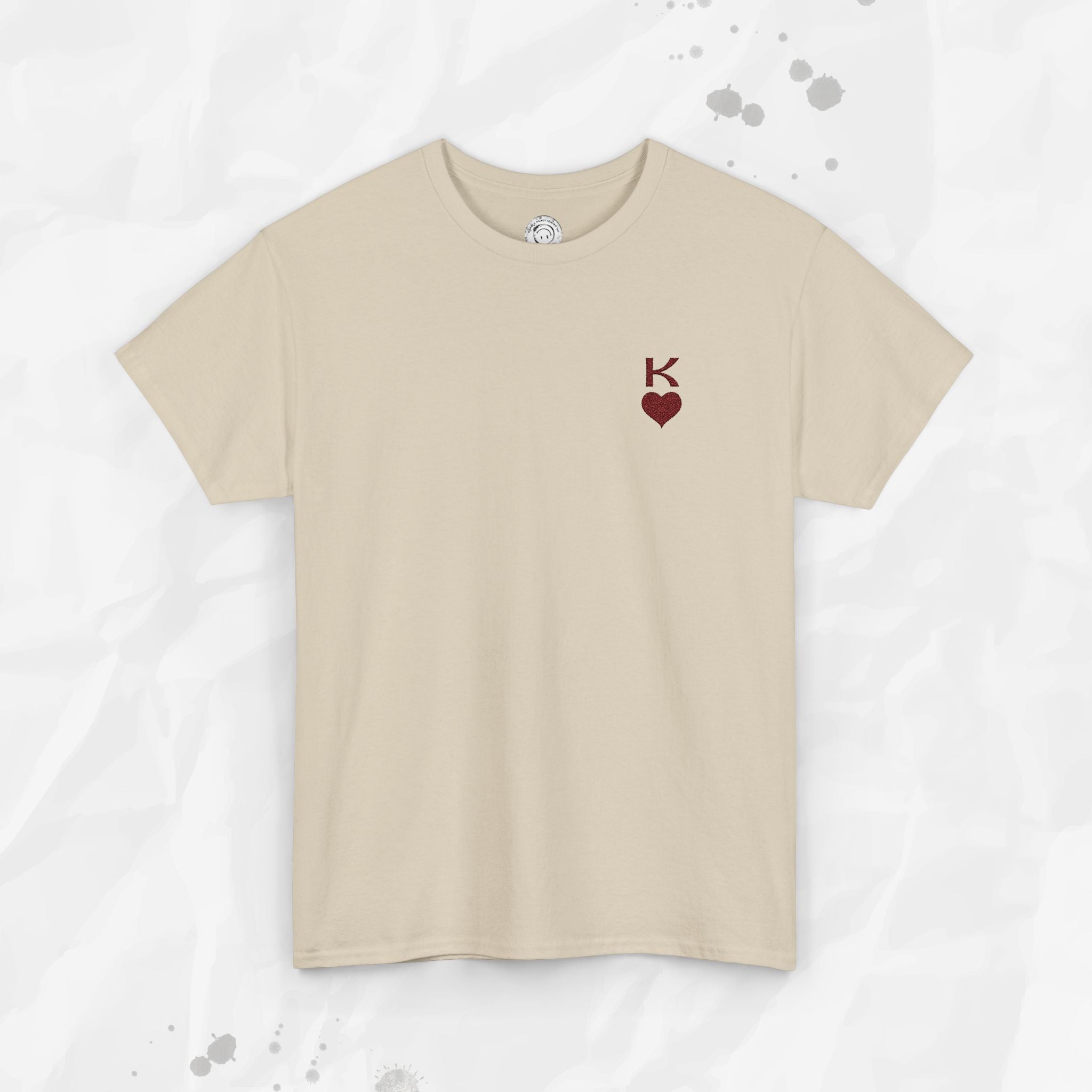 King of Hearts – Embroidered T-Shirt