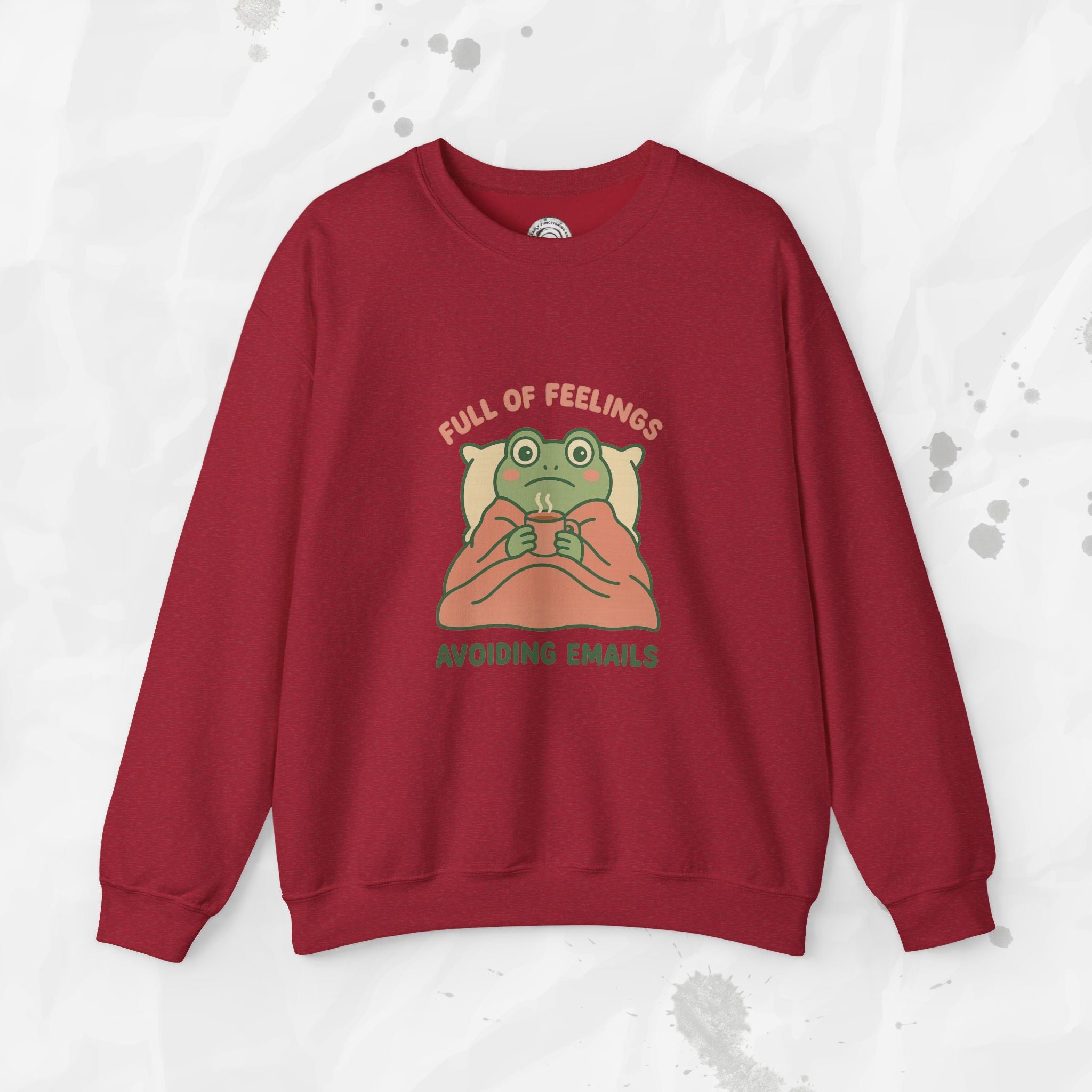 Full of Feelings Avoiding Emails - Crewneck Sweatshirt