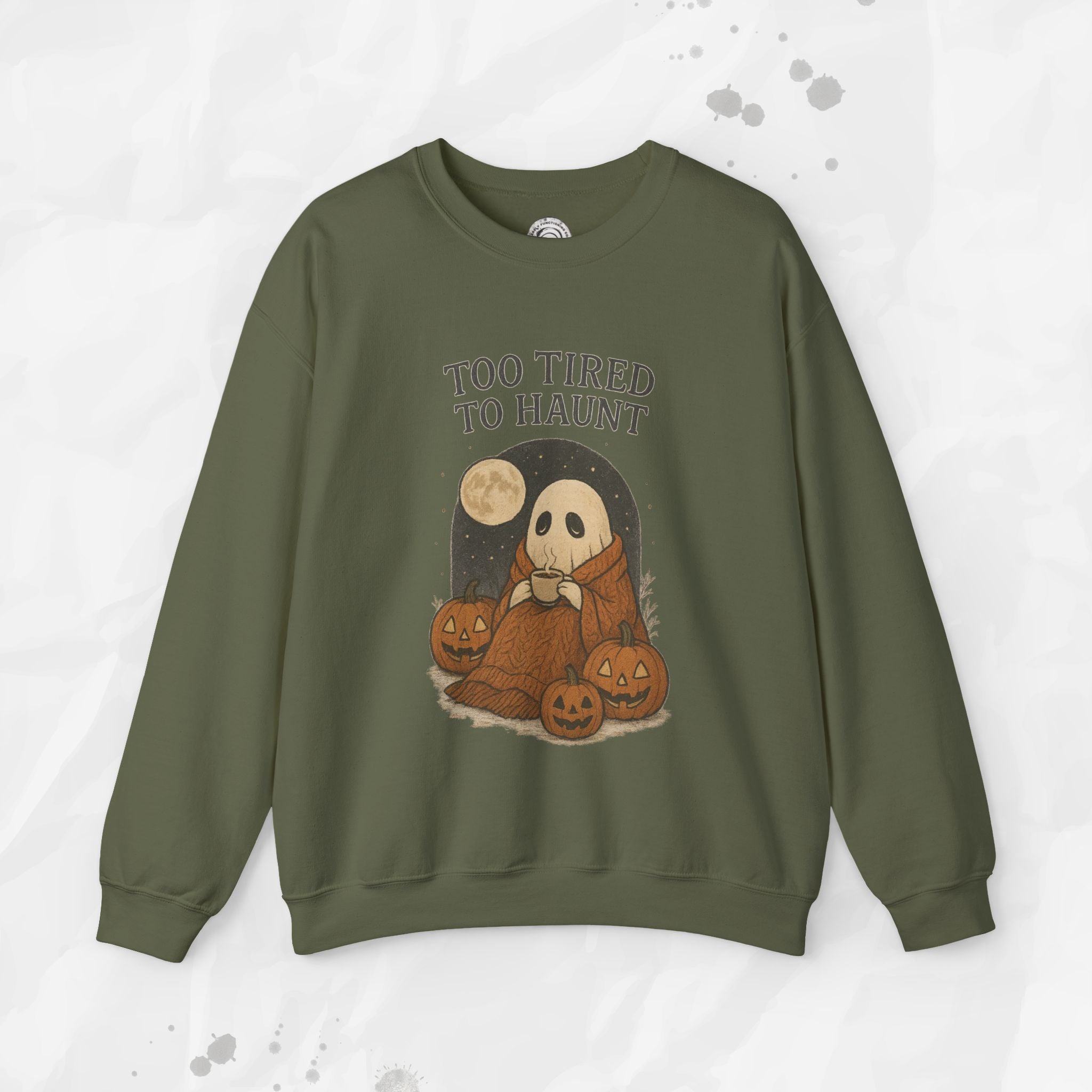 Too Tired to Haunt - Crewneck Sweatshirt