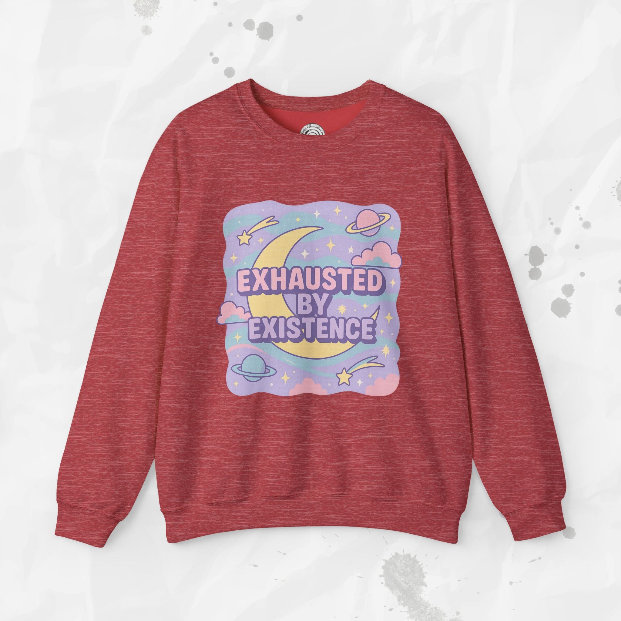 Exhausted by Existence - Crewneck Sweatshirt