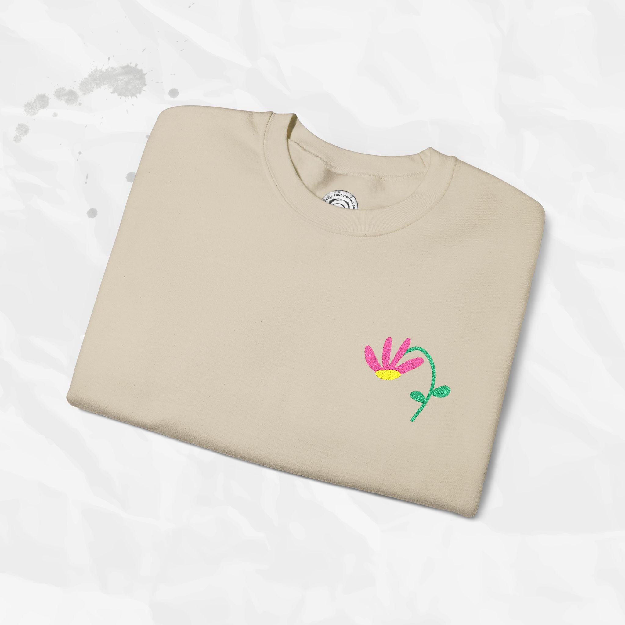Bloom - Embroidered Crewneck Sweatshirt