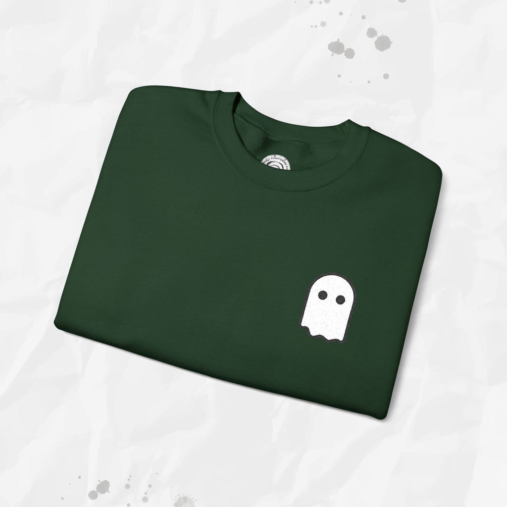 Sweat-shirt à col rond brodé Ghost Icon –