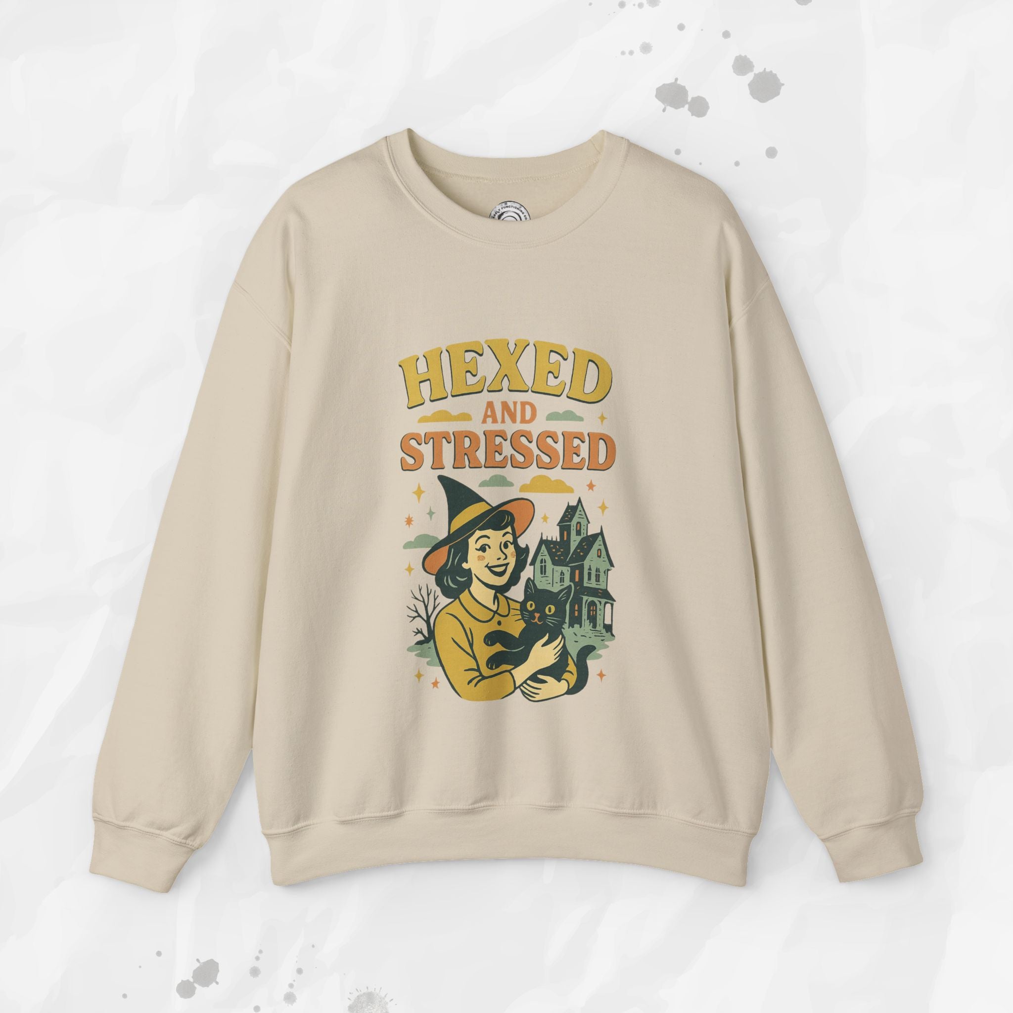 Hexed and Stressed – Crewneck Sweatshirt
