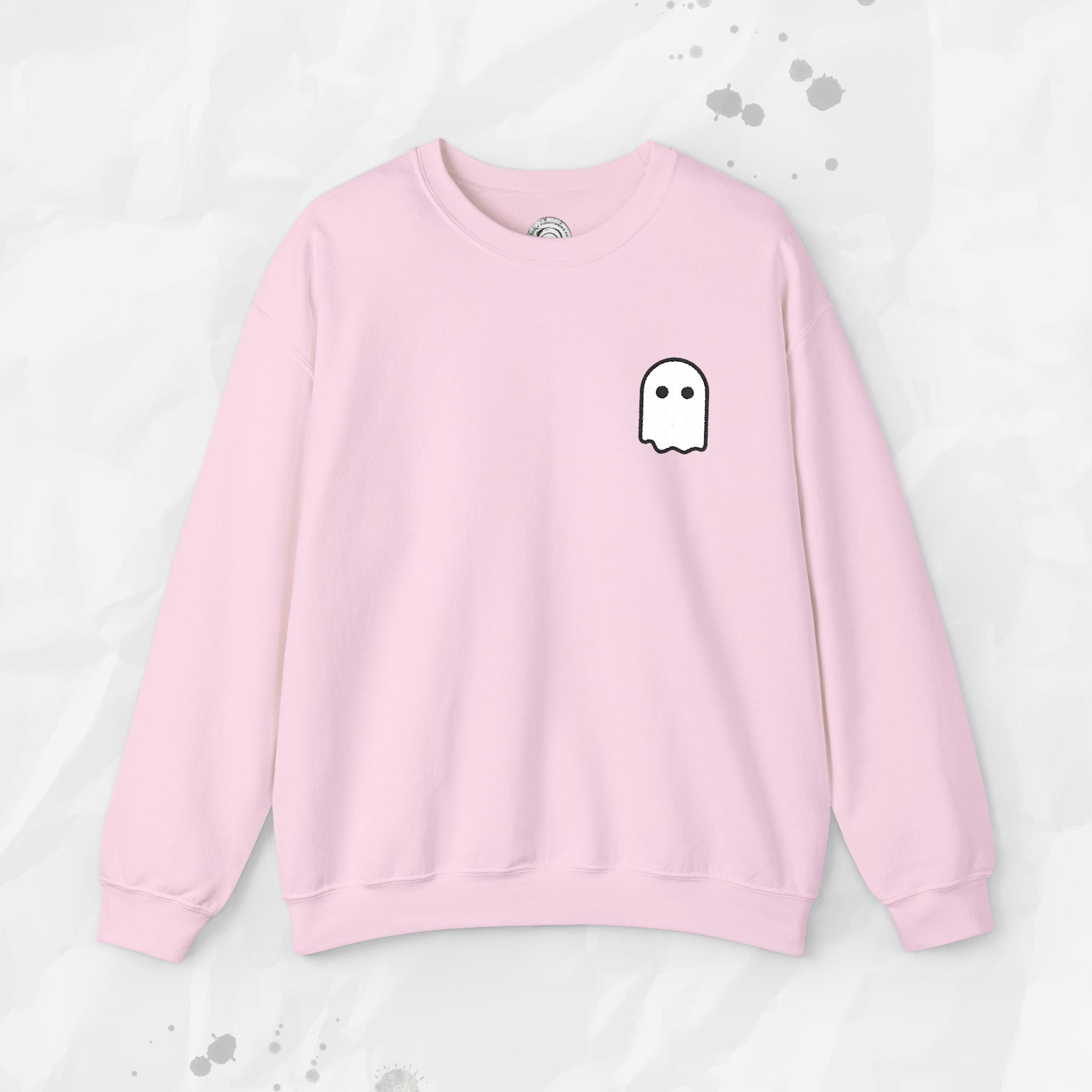 Ghost Icon – Embroidered Crewneck Sweatshirt