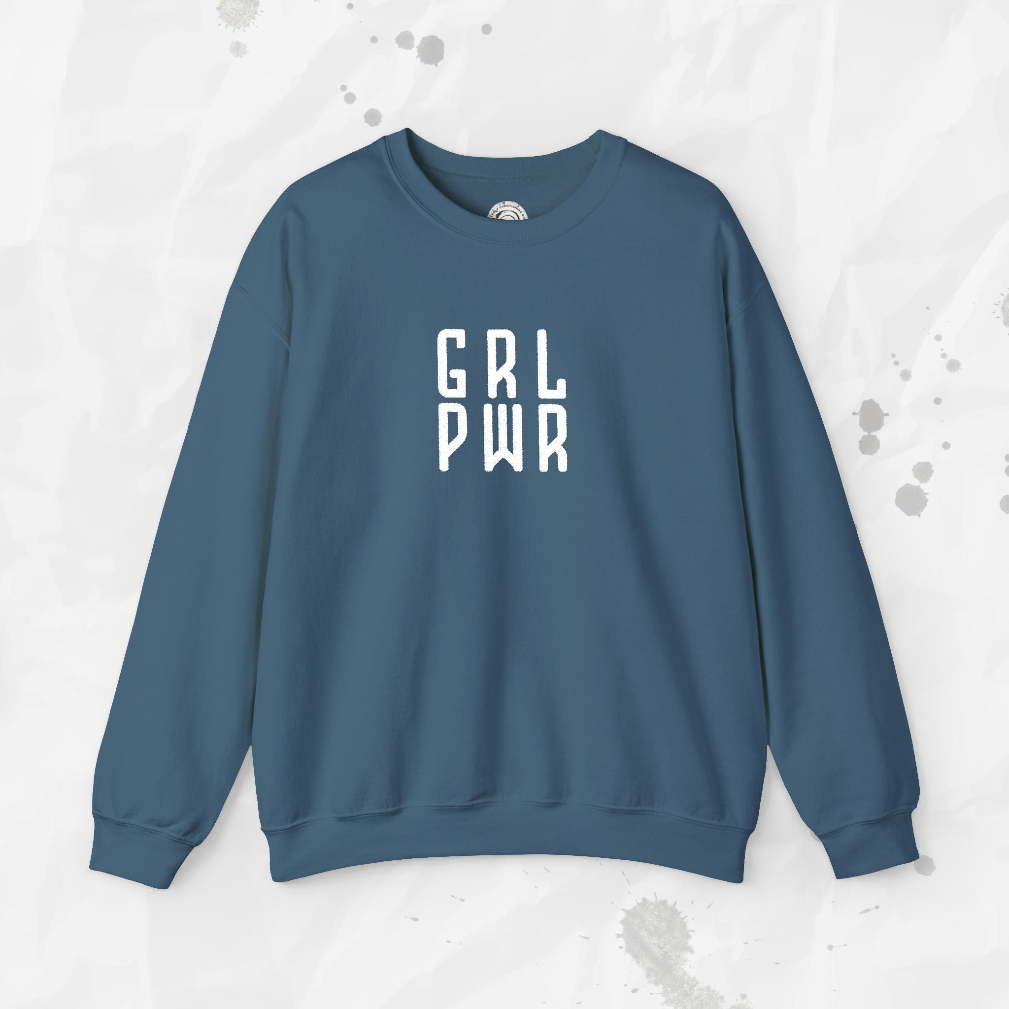 GRL PWR - Embroidered Crewneck Sweatshirt