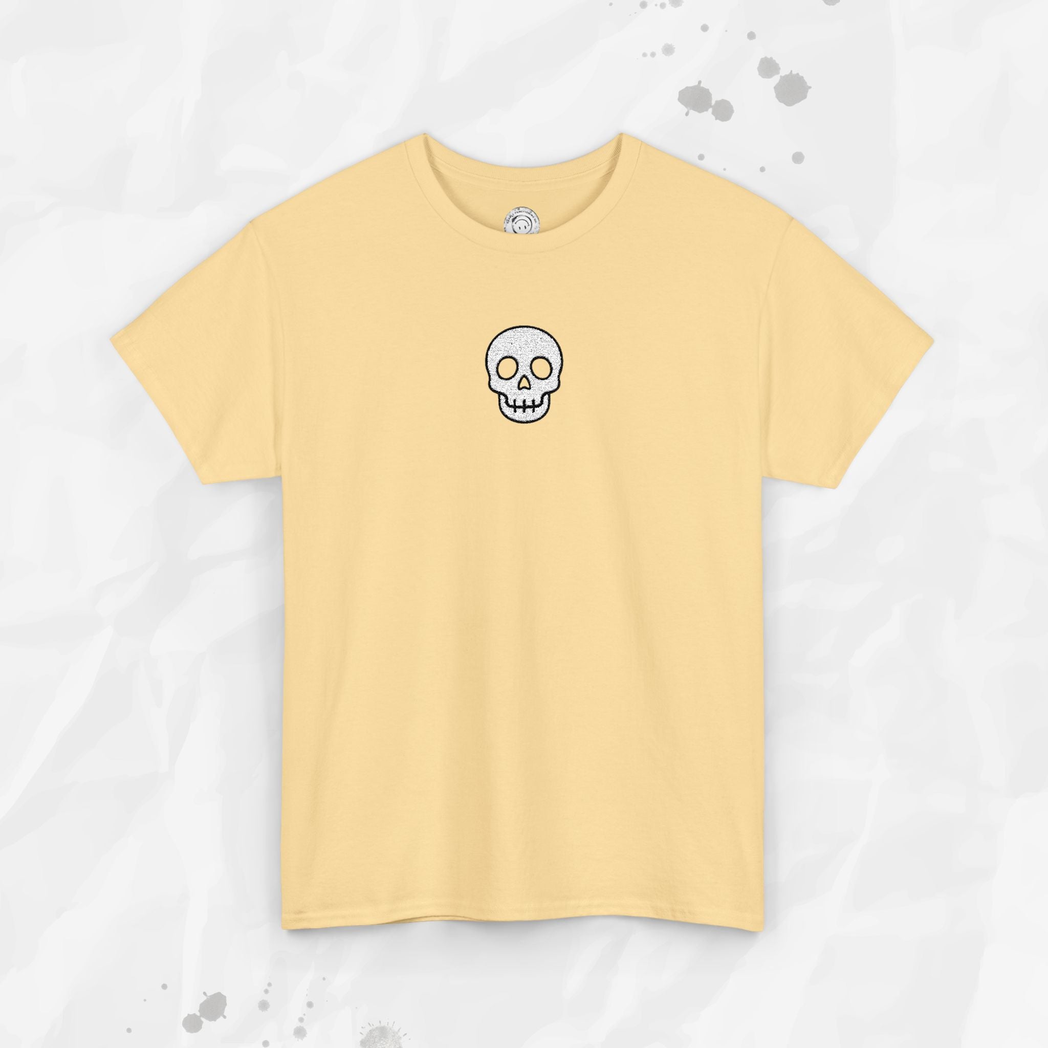 Skull Icon – Embroidered T-Shirt