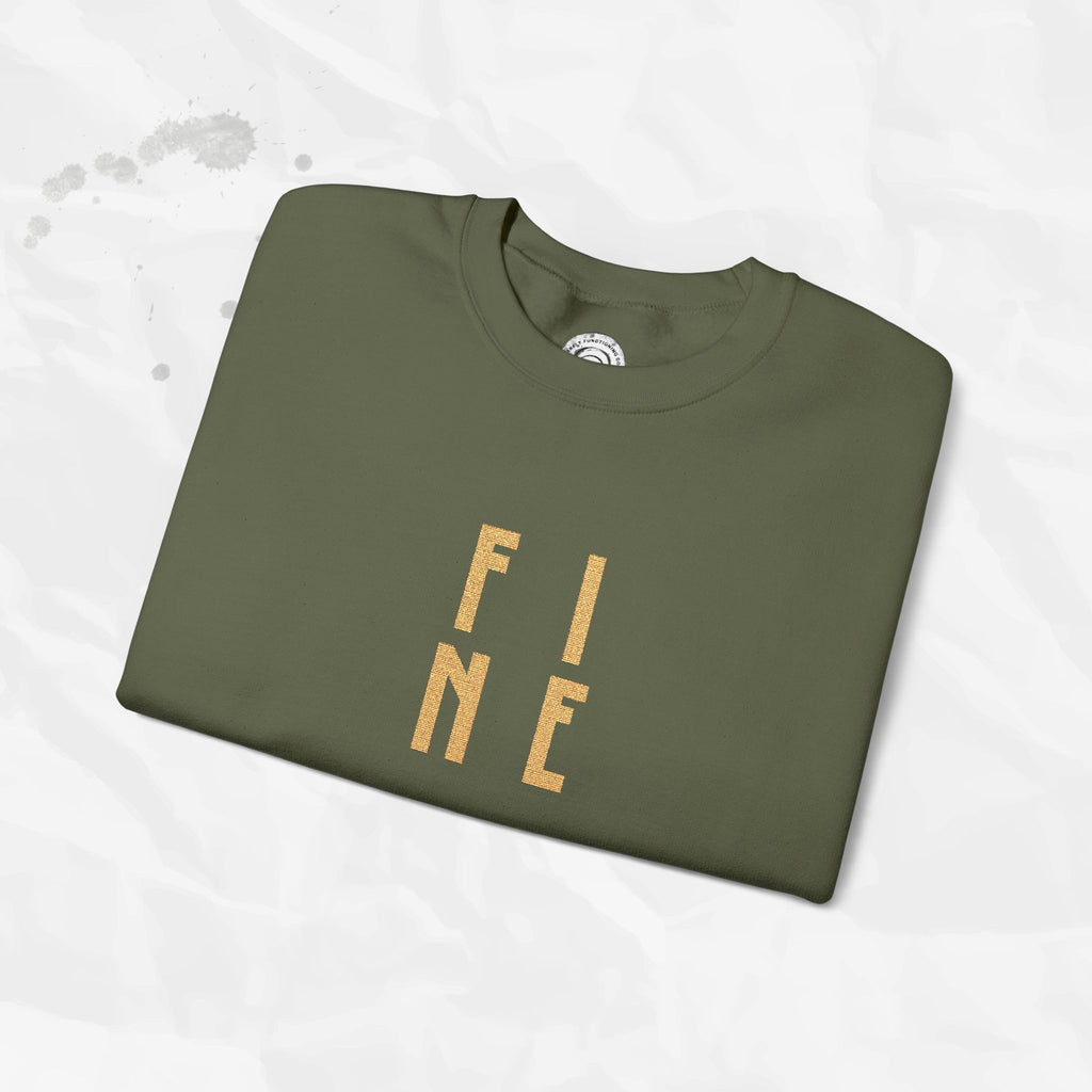 FINE – Embroidered Crewneck Sweatshirt