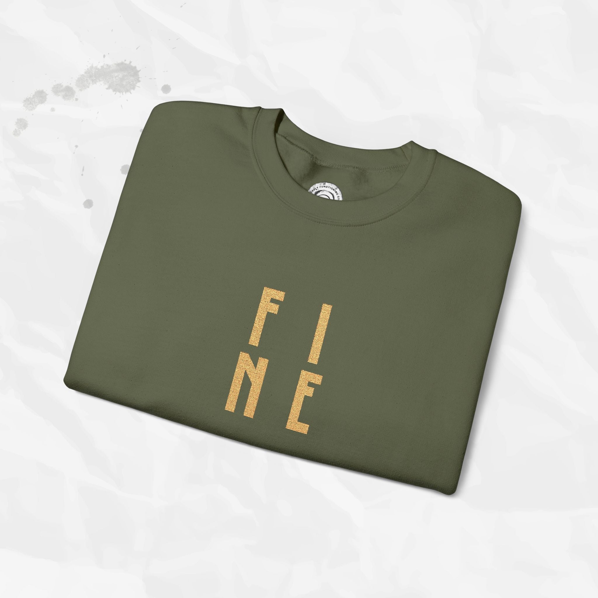 FINE – Embroidered Crewneck Sweatshirt
