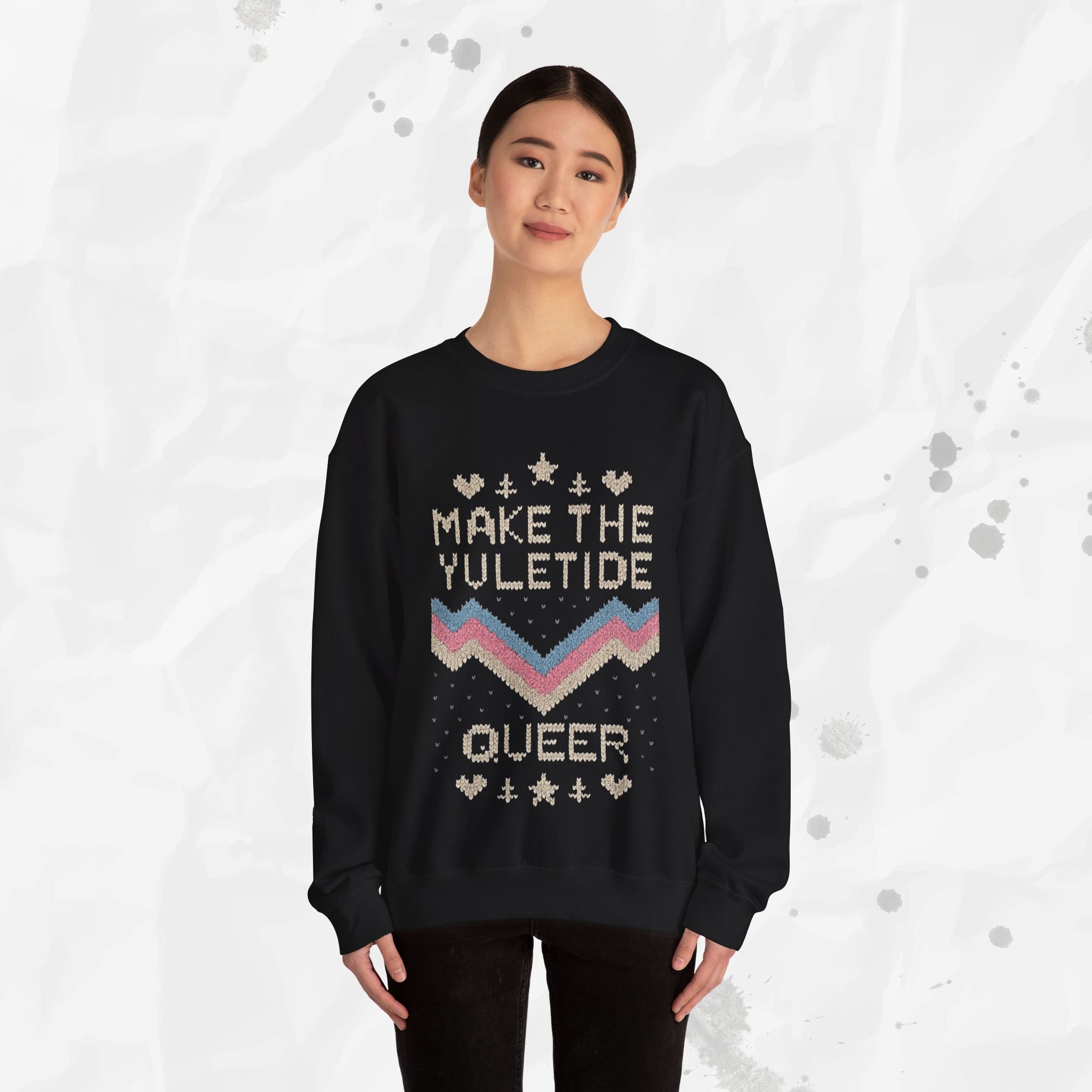 Make the Yuletide Queer – Crewneck Sweatshirt