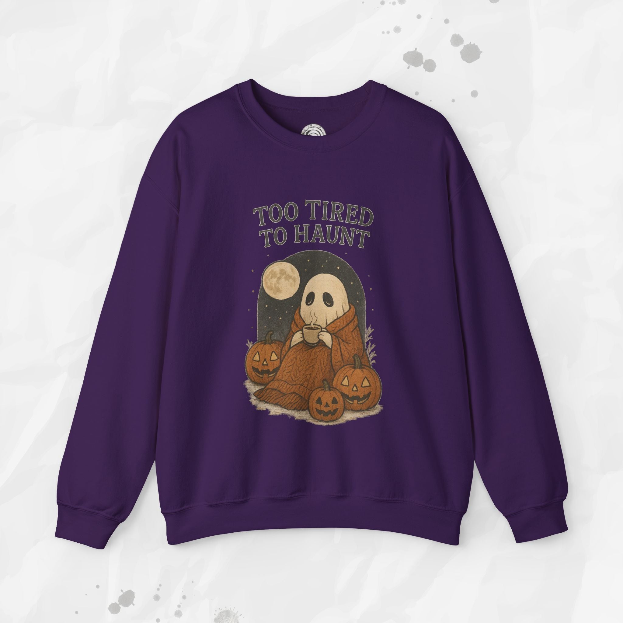 Too Tired to Haunt - Crewneck Sweatshirt