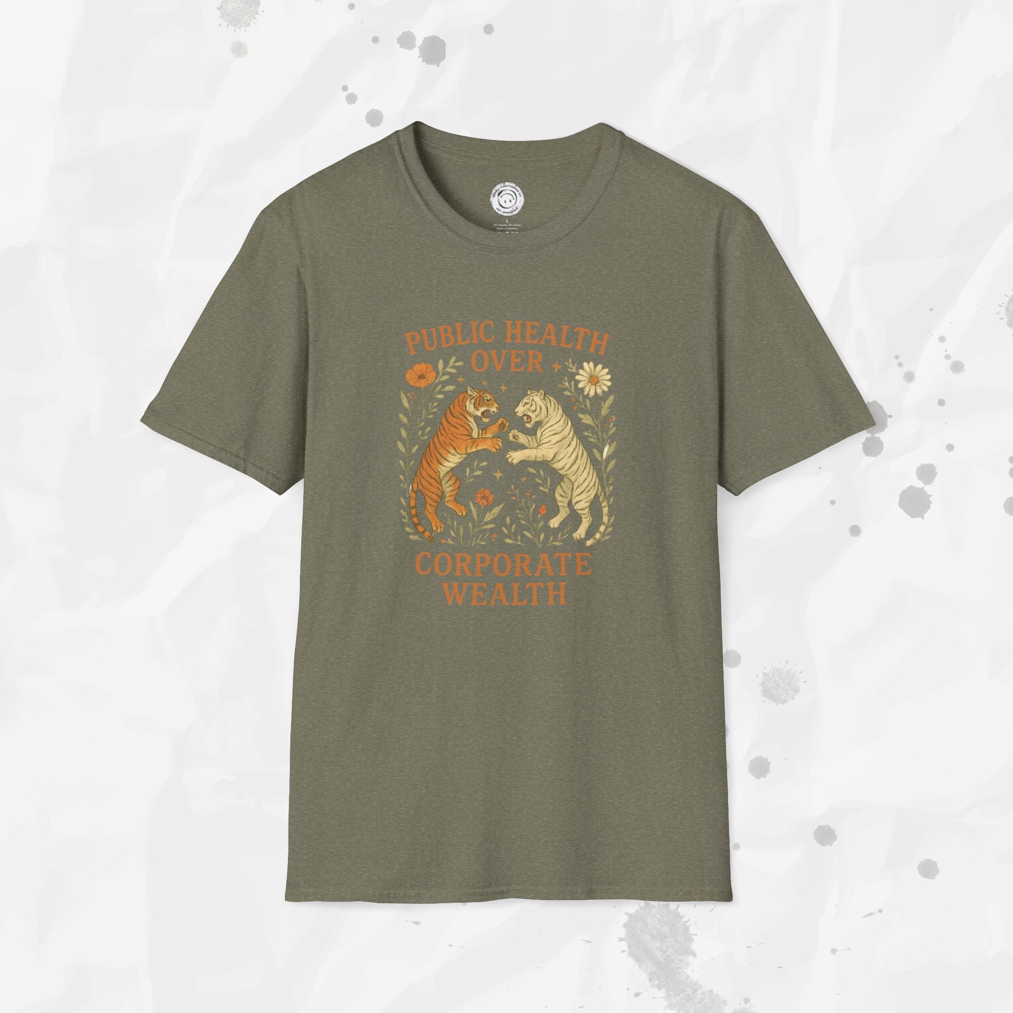 Public Health Over Corporate Wealth - T-Shirt