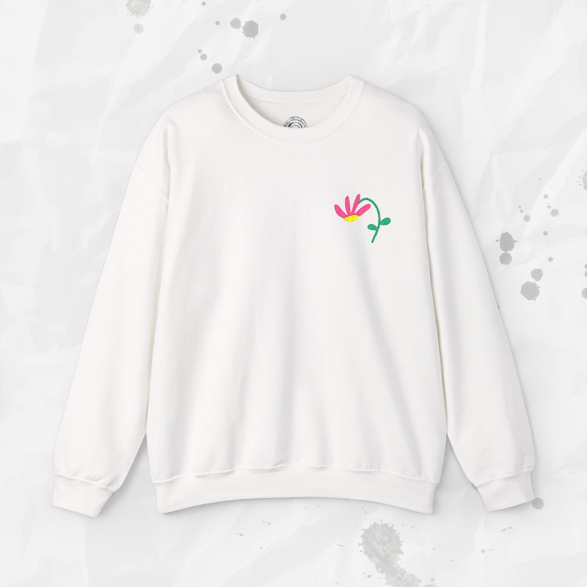 Bloom - Embroidered Crewneck Sweatshirt