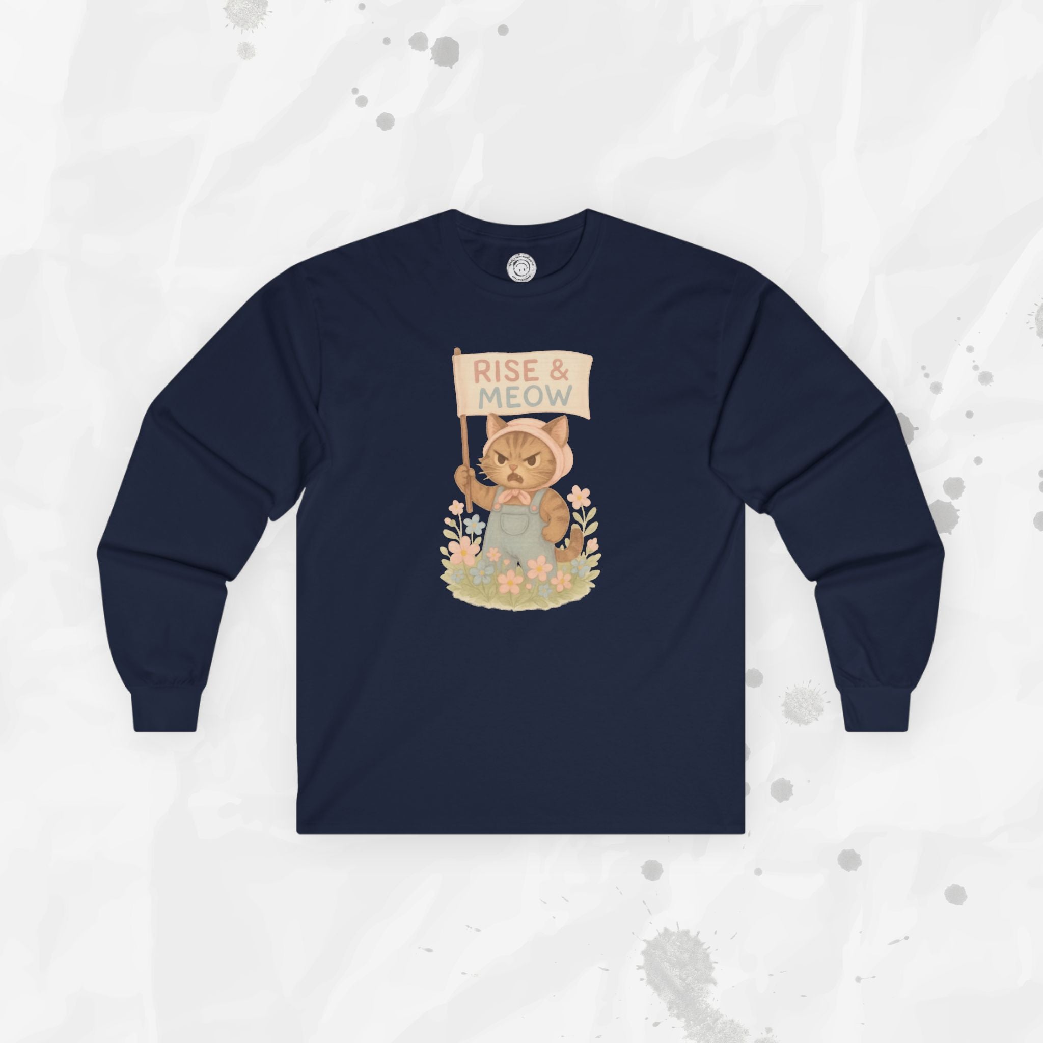 Rise & Meow - Long Sleeve T-Shirt