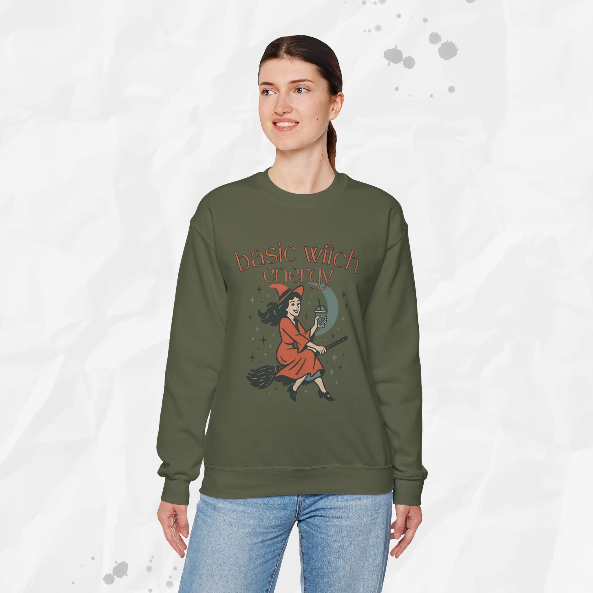 Basic Witch Energy - Crewneck Sweatshirt