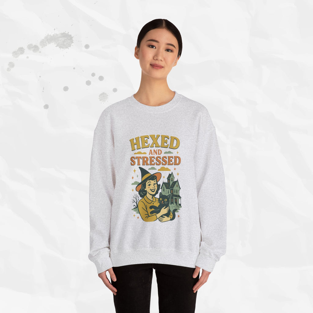 Hexed and Stressed – Crewneck Sweatshirt