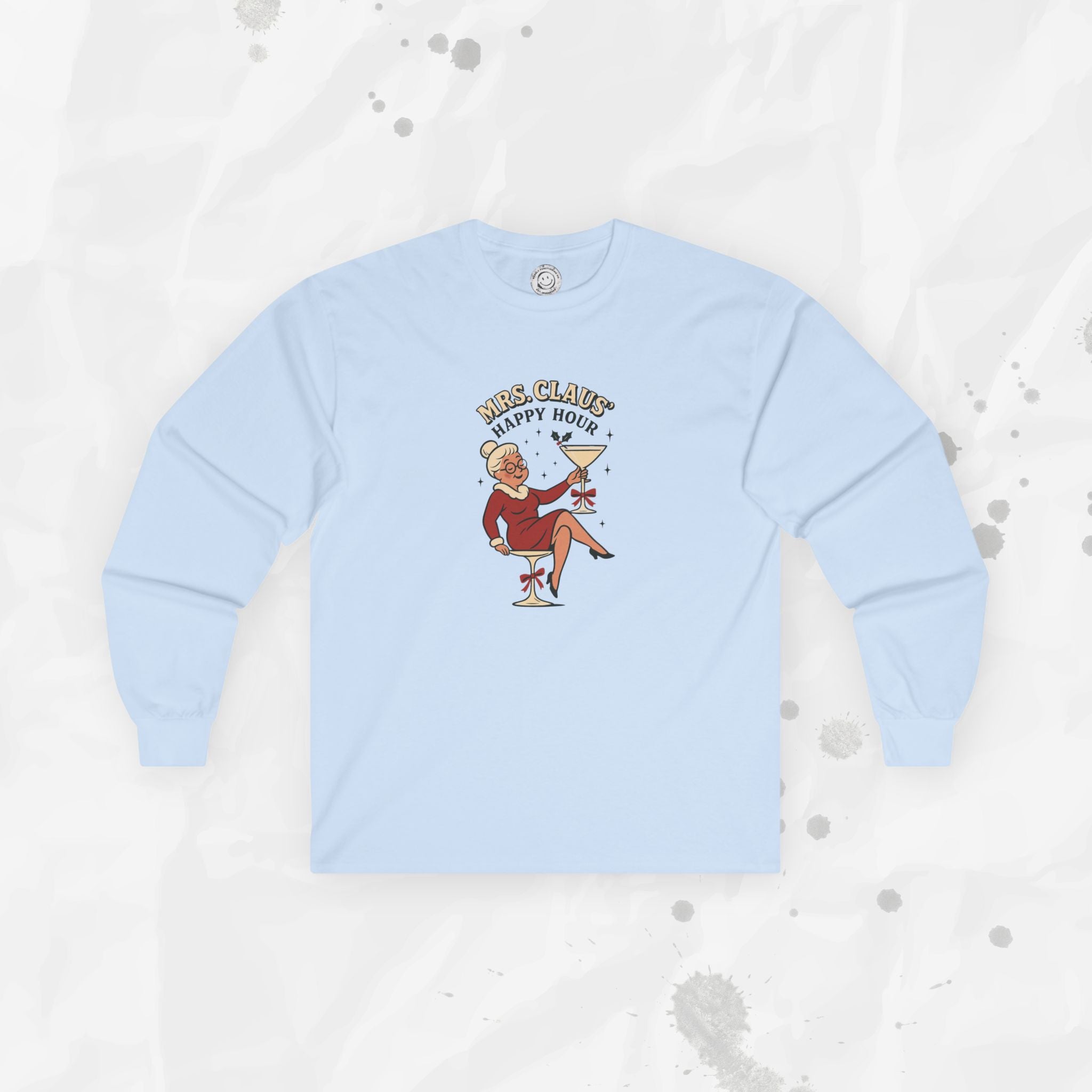 Mrs. Claus Happy Hour – Long Sleeve Shirt