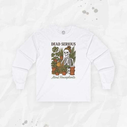 T-shirt à manches longues « À fond sur les plantes d'intérieur »