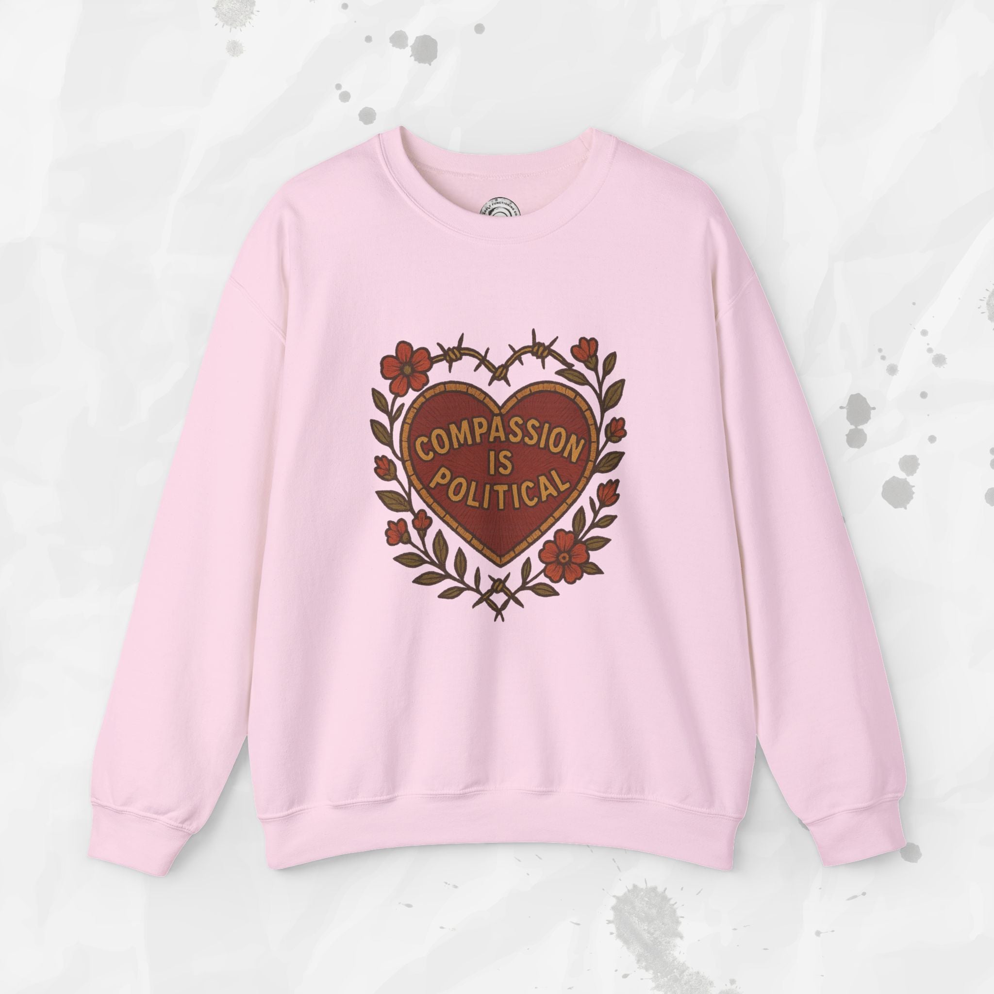 Compassion Is Political - Crewneck Sweatshirt
