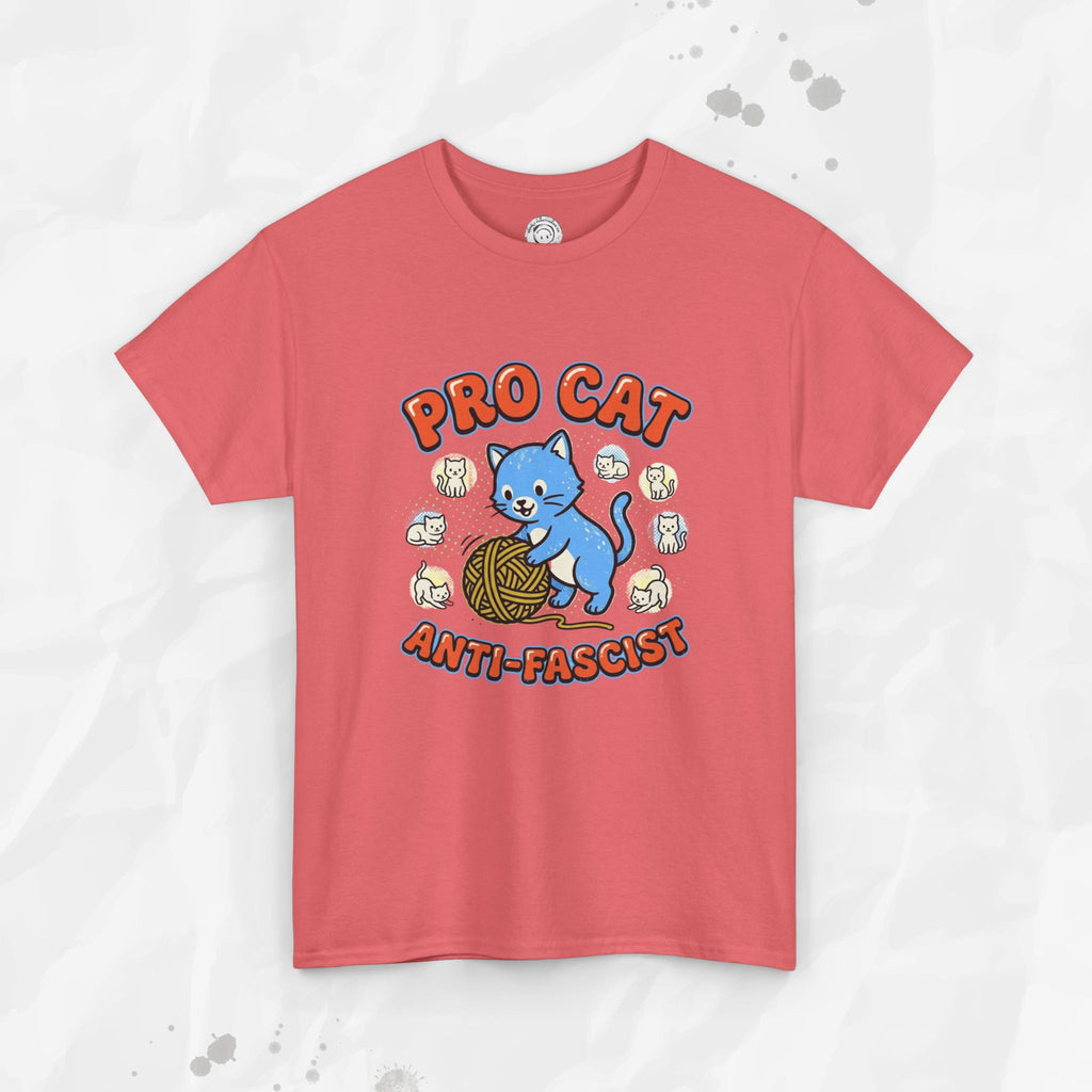 Pro Cat Anti-Fascist – T-Shirt