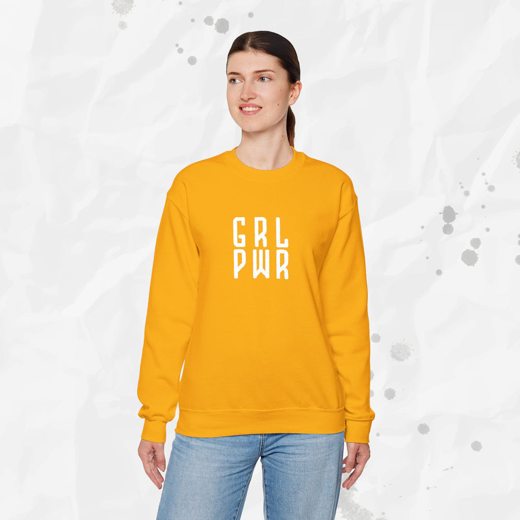 GRL PWR - Embroidered Crewneck Sweatshirt