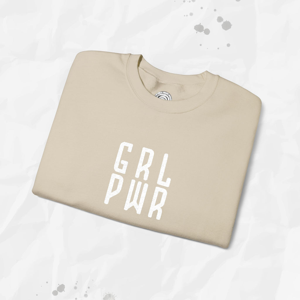 GRL PWR - Embroidered Crewneck Sweatshirt