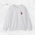 Sweat-shirt brodé King of Hearts – Col rond