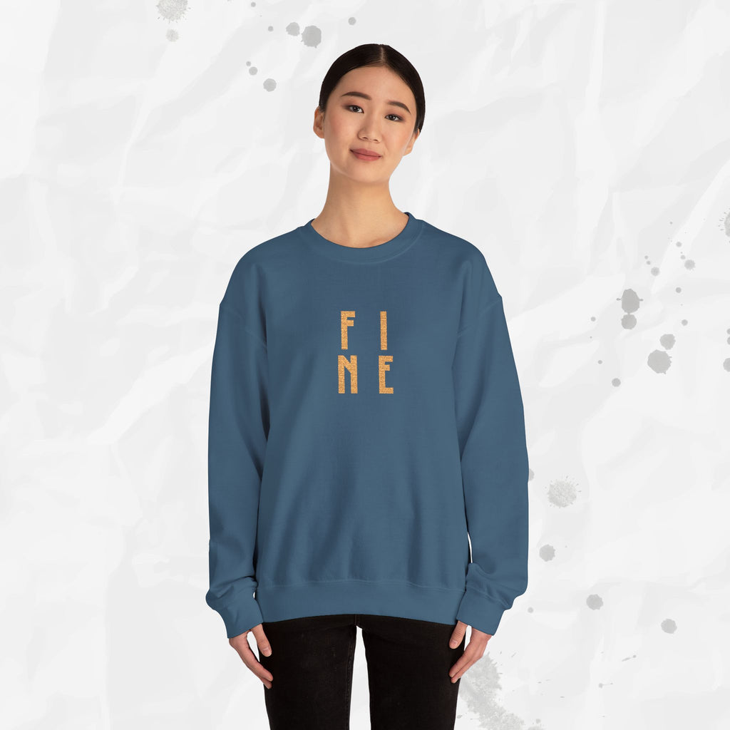 FINE – Embroidered Crewneck Sweatshirt