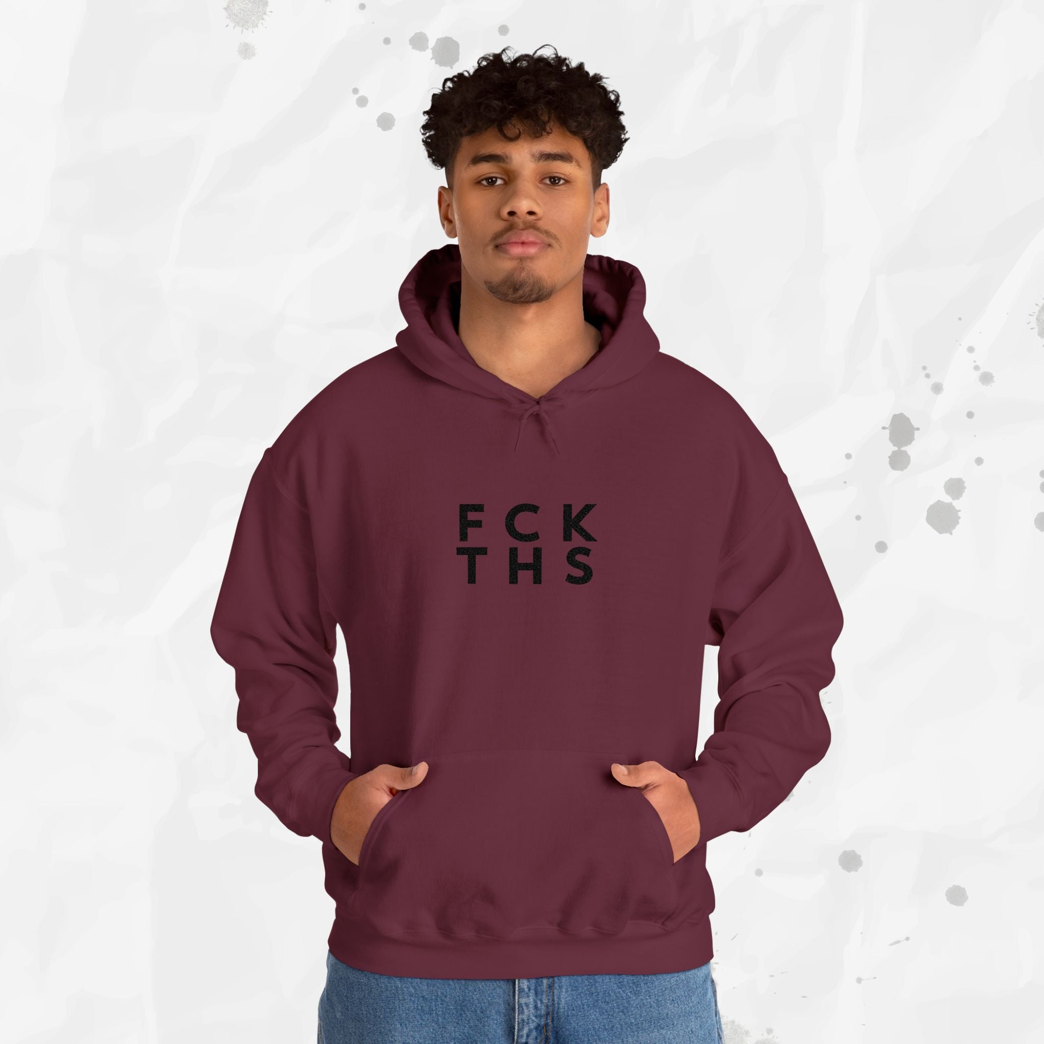 FCK THS - Embroidered Hoodie