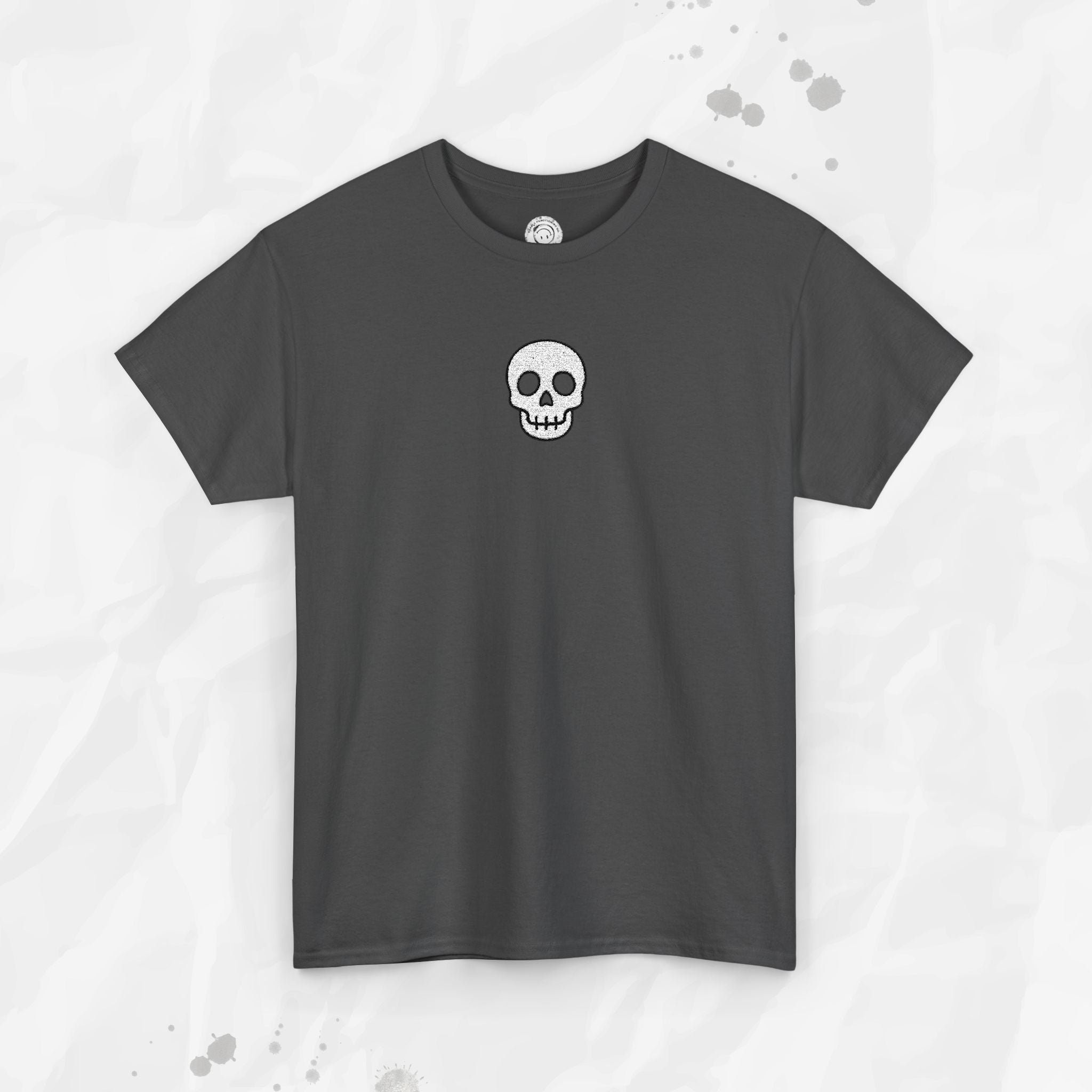 Skull Icon – Embroidered T-Shirt