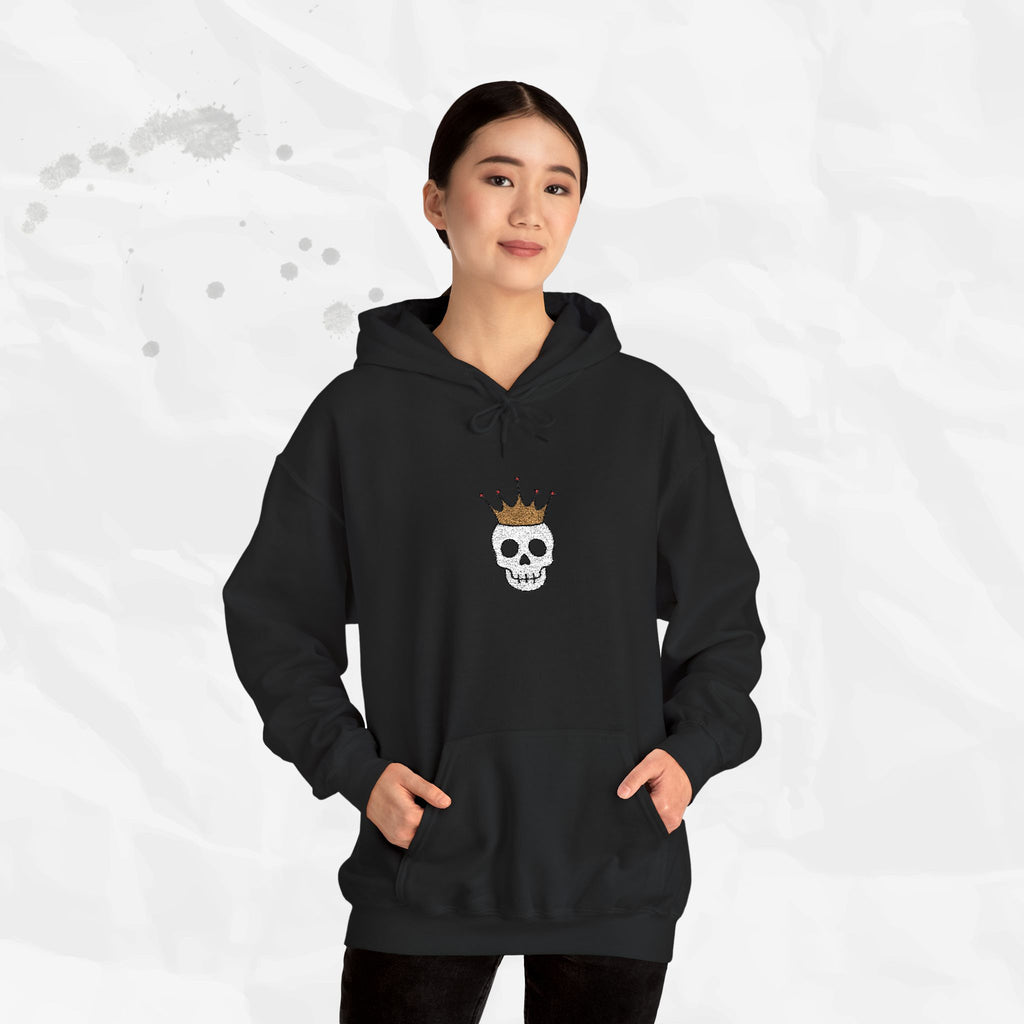 Crown Skull - Embroidered Hoodie