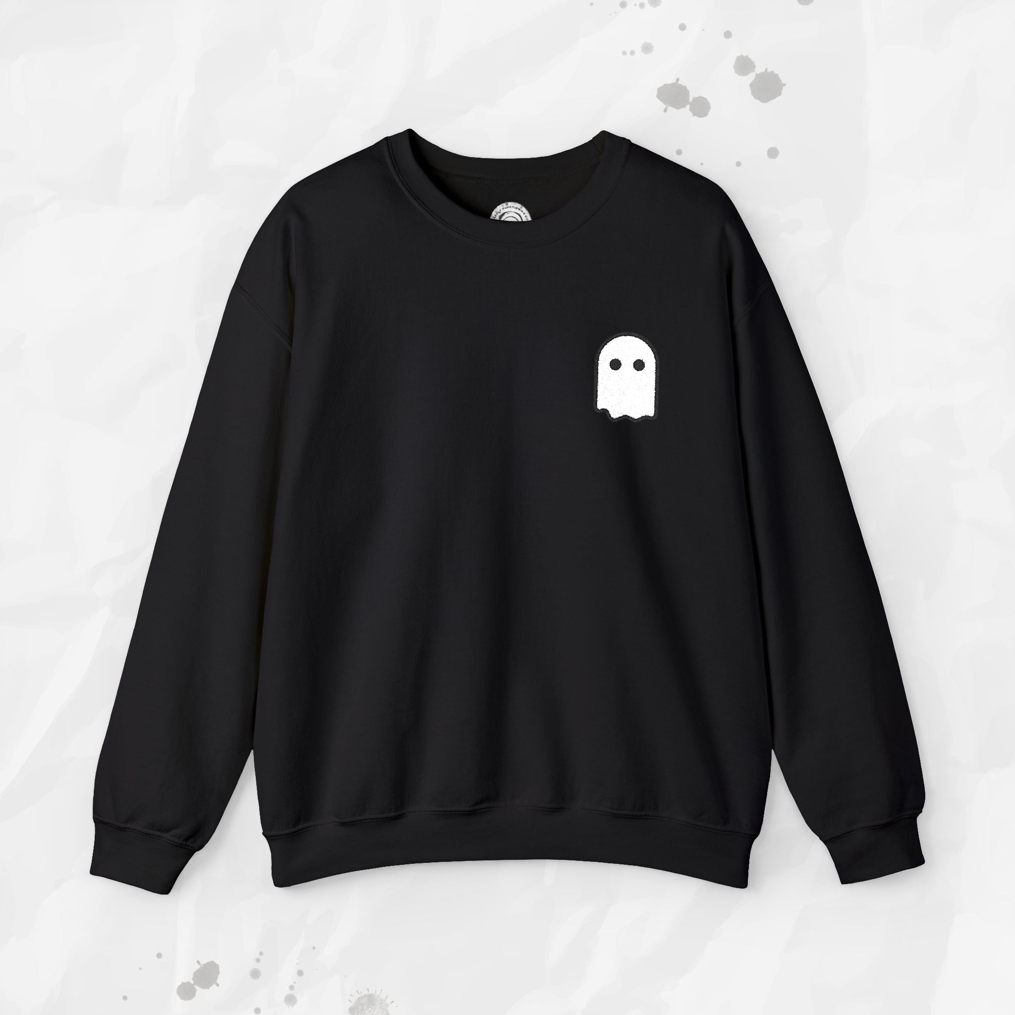 Ghost Icon – Embroidered Crewneck Sweatshirt