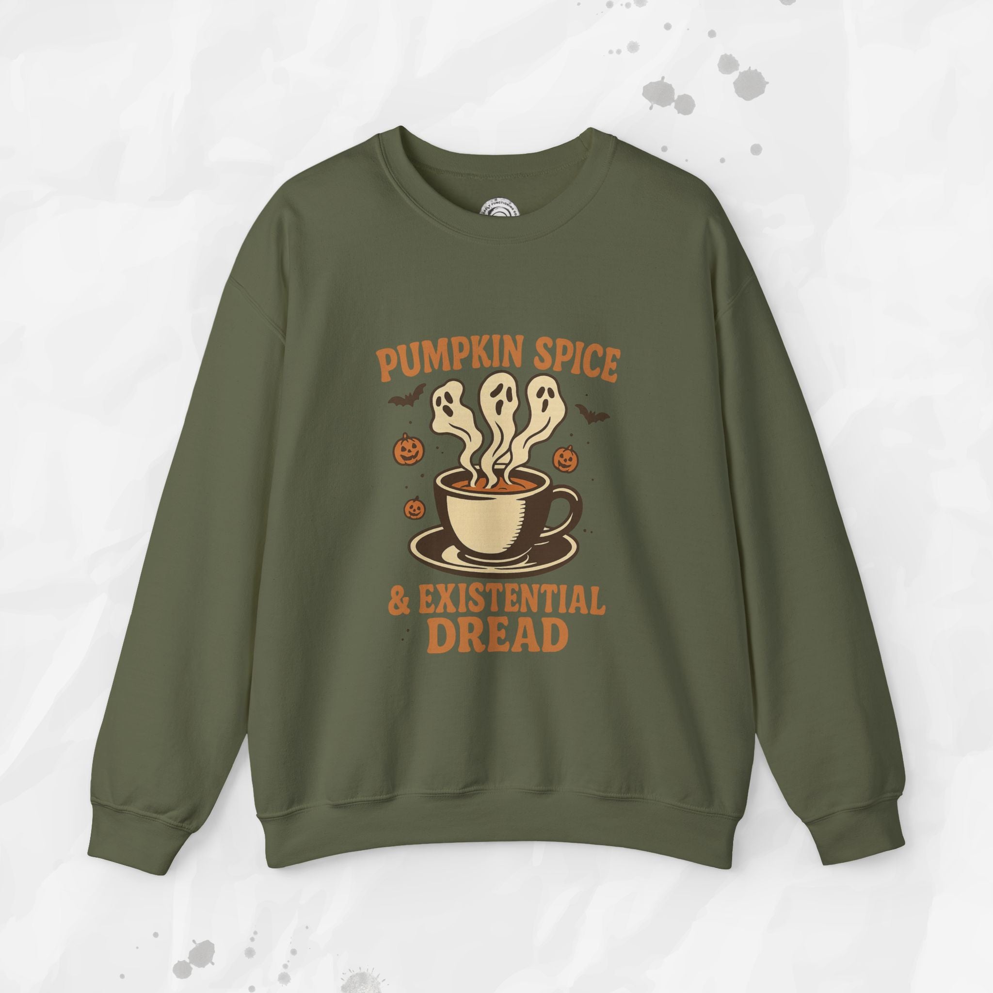 Pumpkin Spice & Existential Dread - Crewneck Sweatshirt