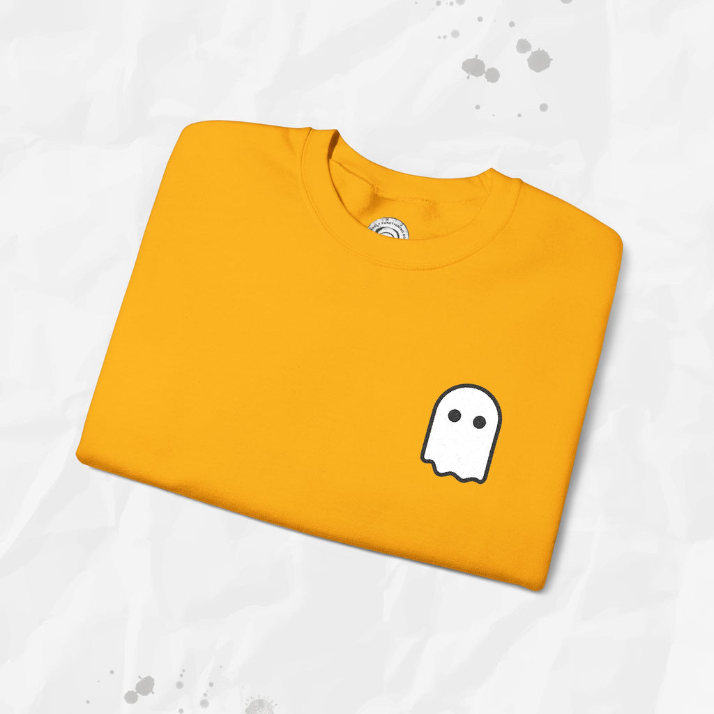 Sweat-shirt à col rond brodé Ghost Icon –