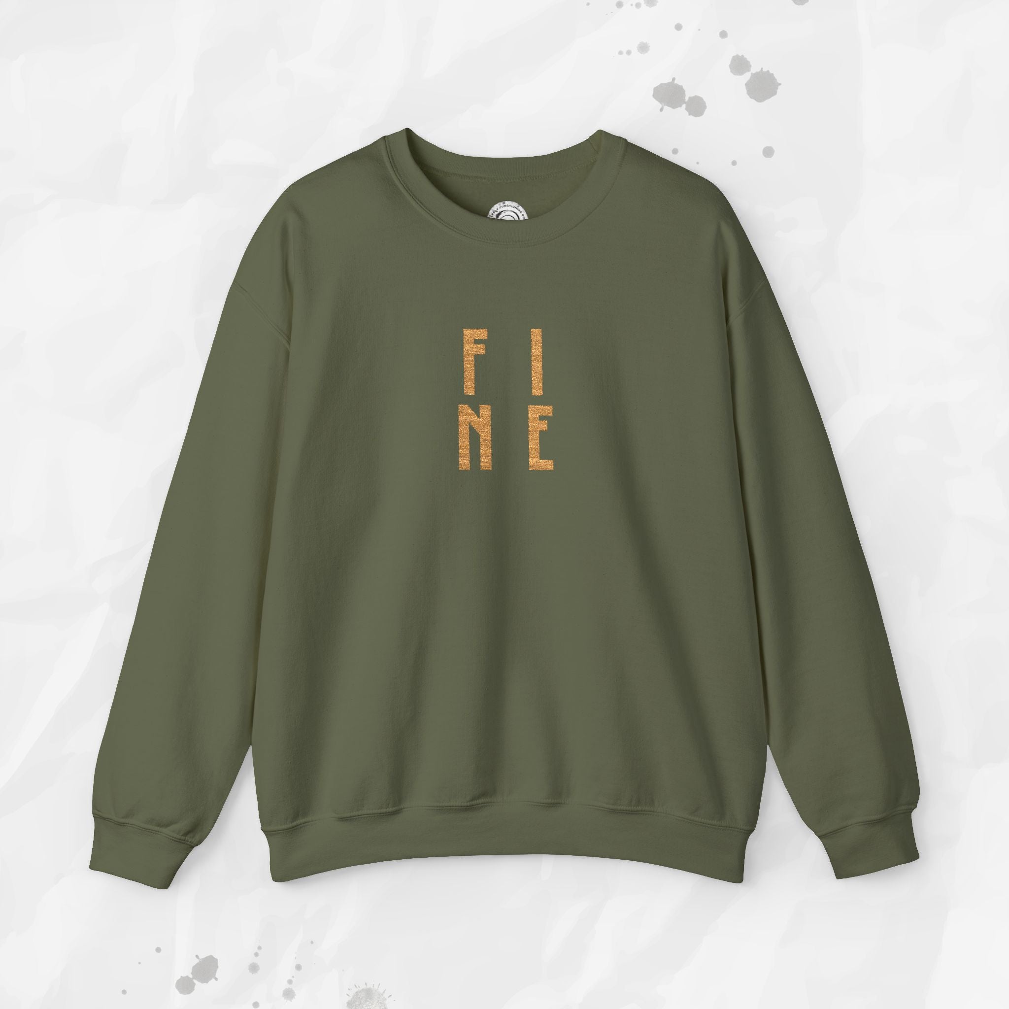 FINE – Embroidered Crewneck Sweatshirt