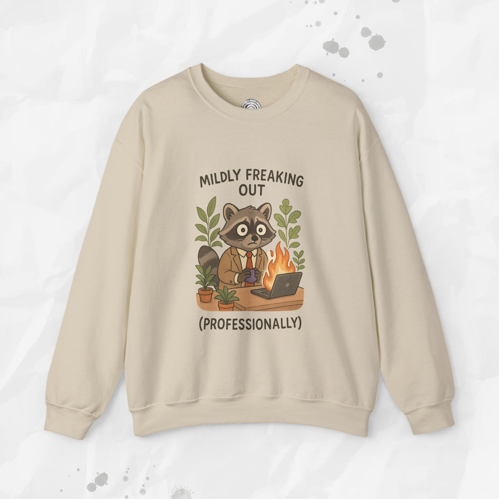 Mildly Freaking Out (Professionally) - Crewneck Sweatshirt