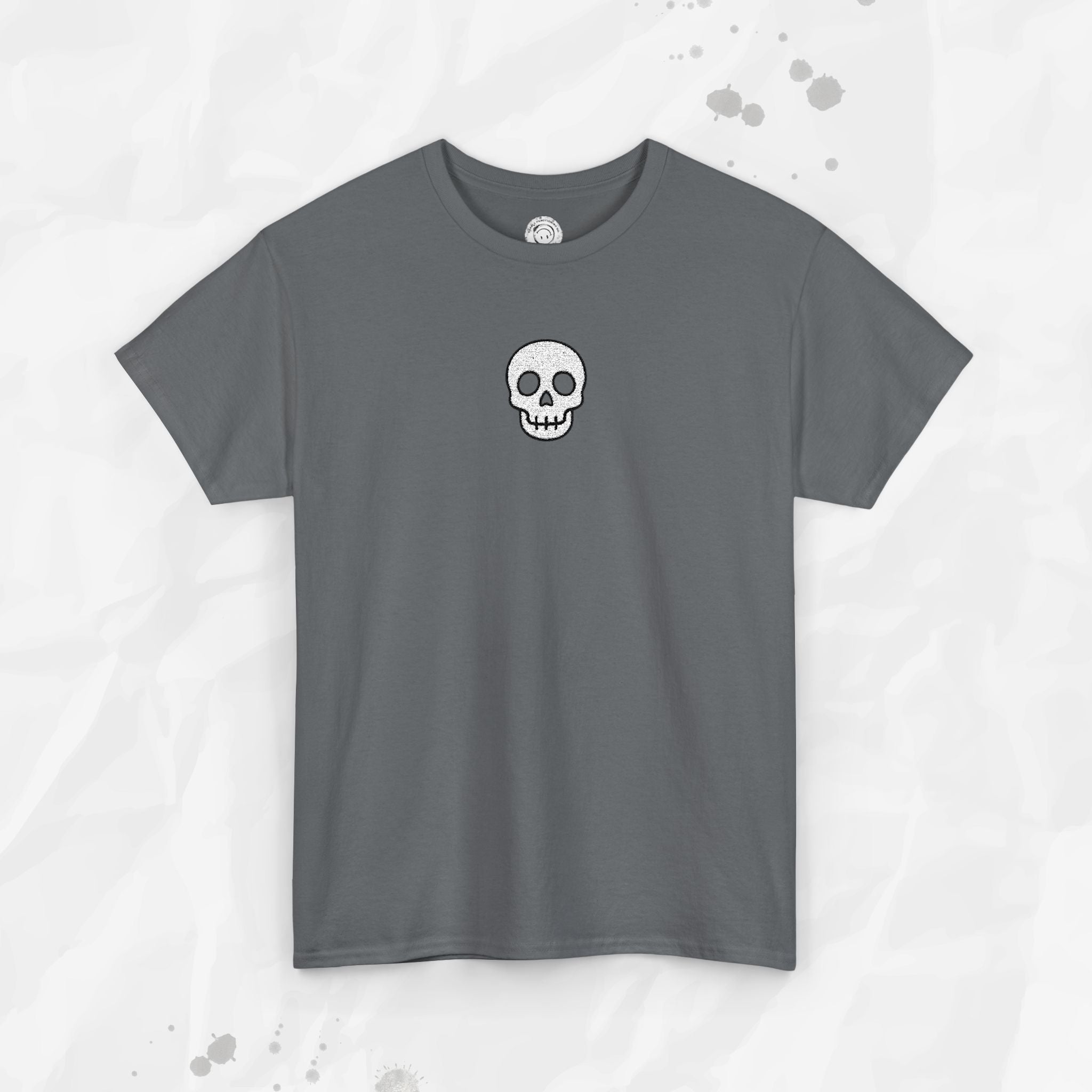 Skull Icon – Embroidered T-Shirt
