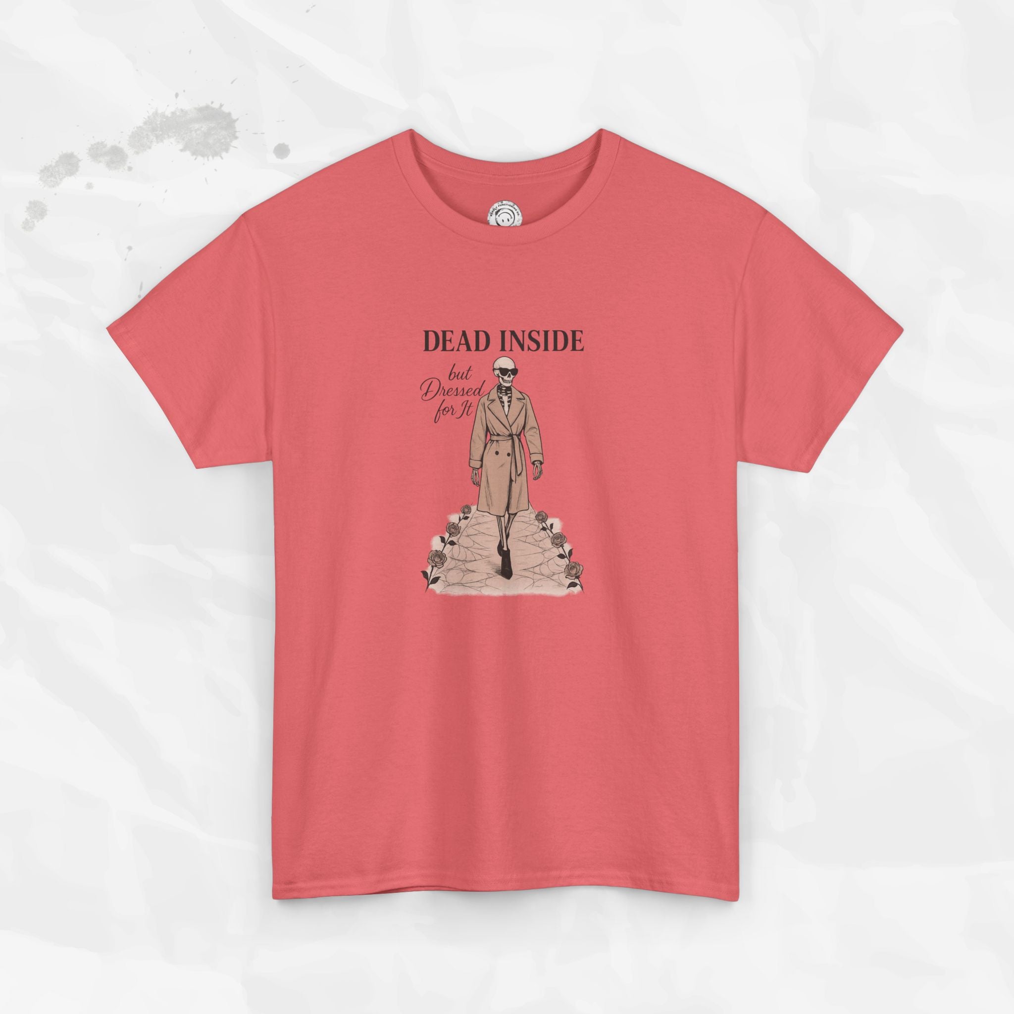 Dead Inside But Dressed for It - Heavyweight T-Shirt