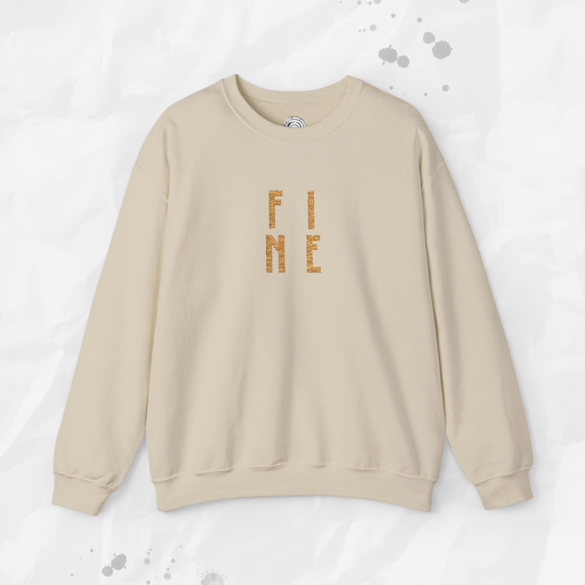 FINE – Embroidered Crewneck Sweatshirt