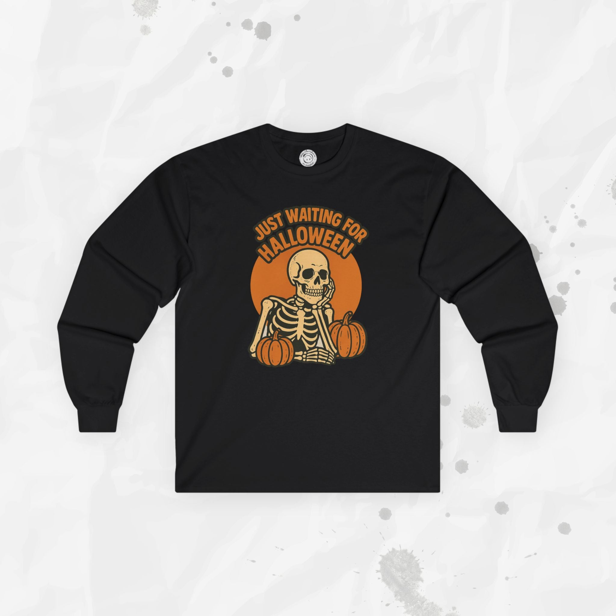 Just Waiting For Halloween - Long Sleeve T-Shirt