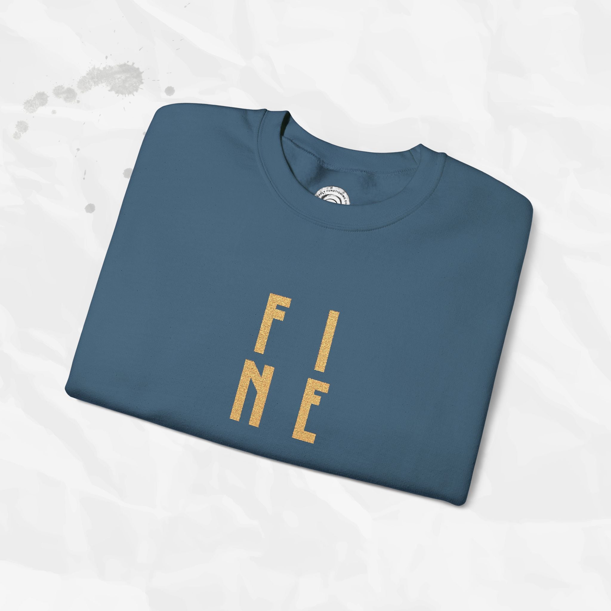 FINE – Embroidered Crewneck Sweatshirt
