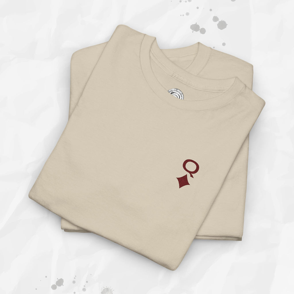 Reina de Diamantes – Camiseta bordada