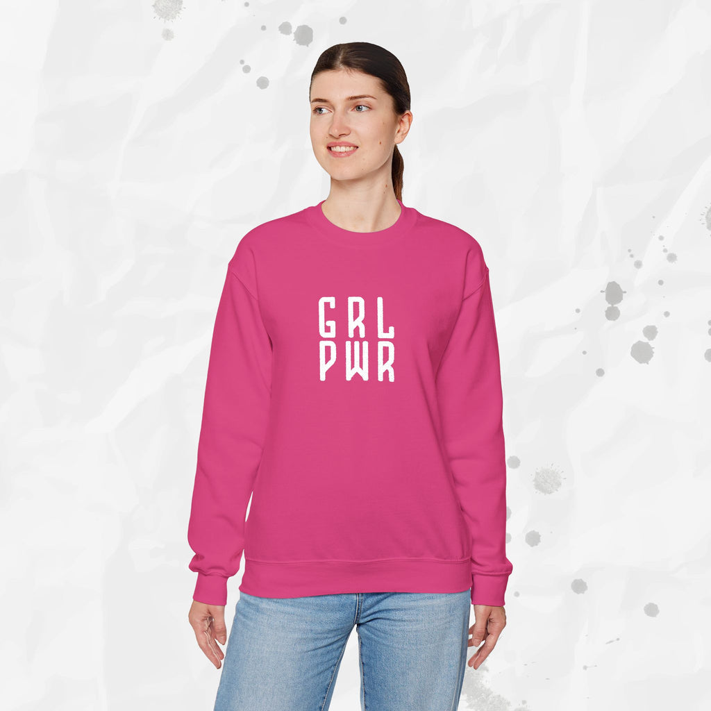 GRL PWR - Embroidered Crewneck Sweatshirt