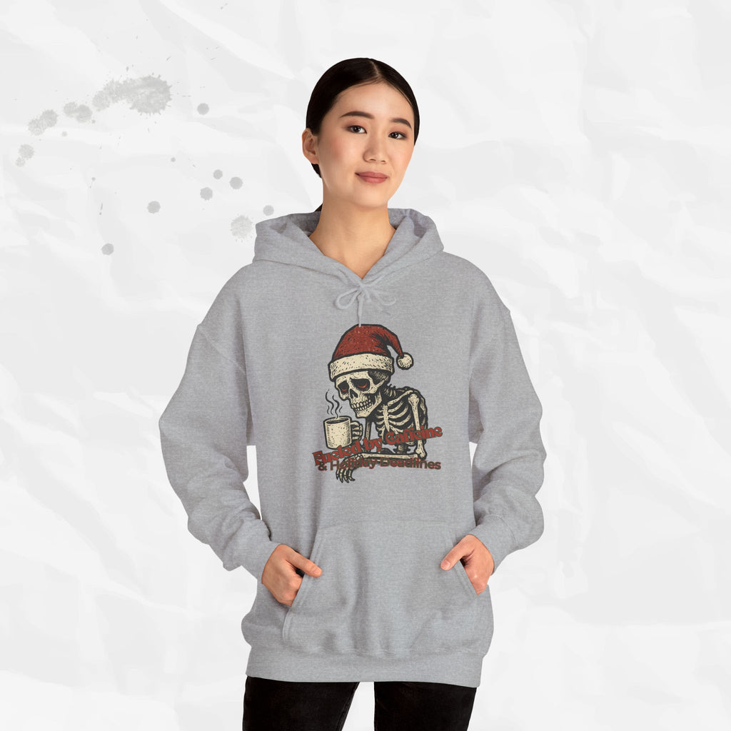 Fueled by Caffeine & Christmas – Hoodie