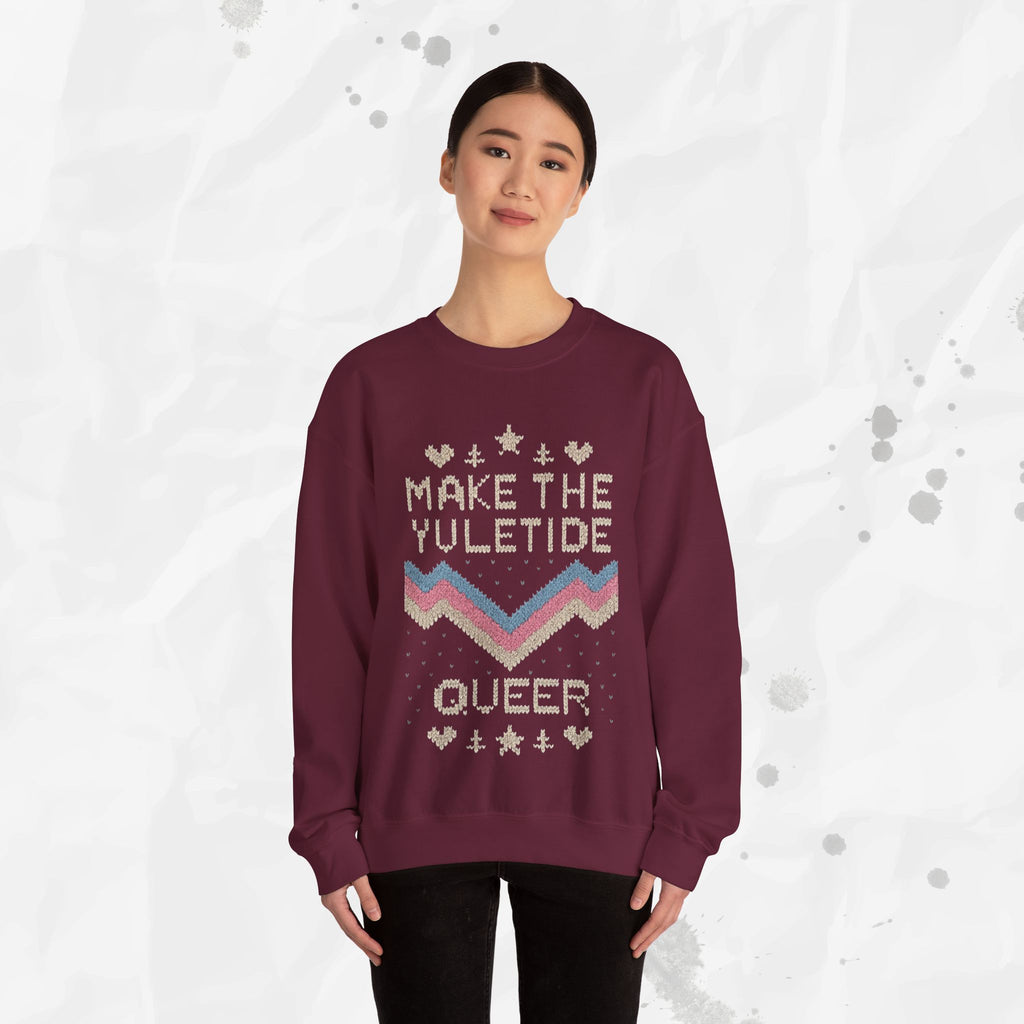 Make the Yuletide Queer – Crewneck Sweatshirt