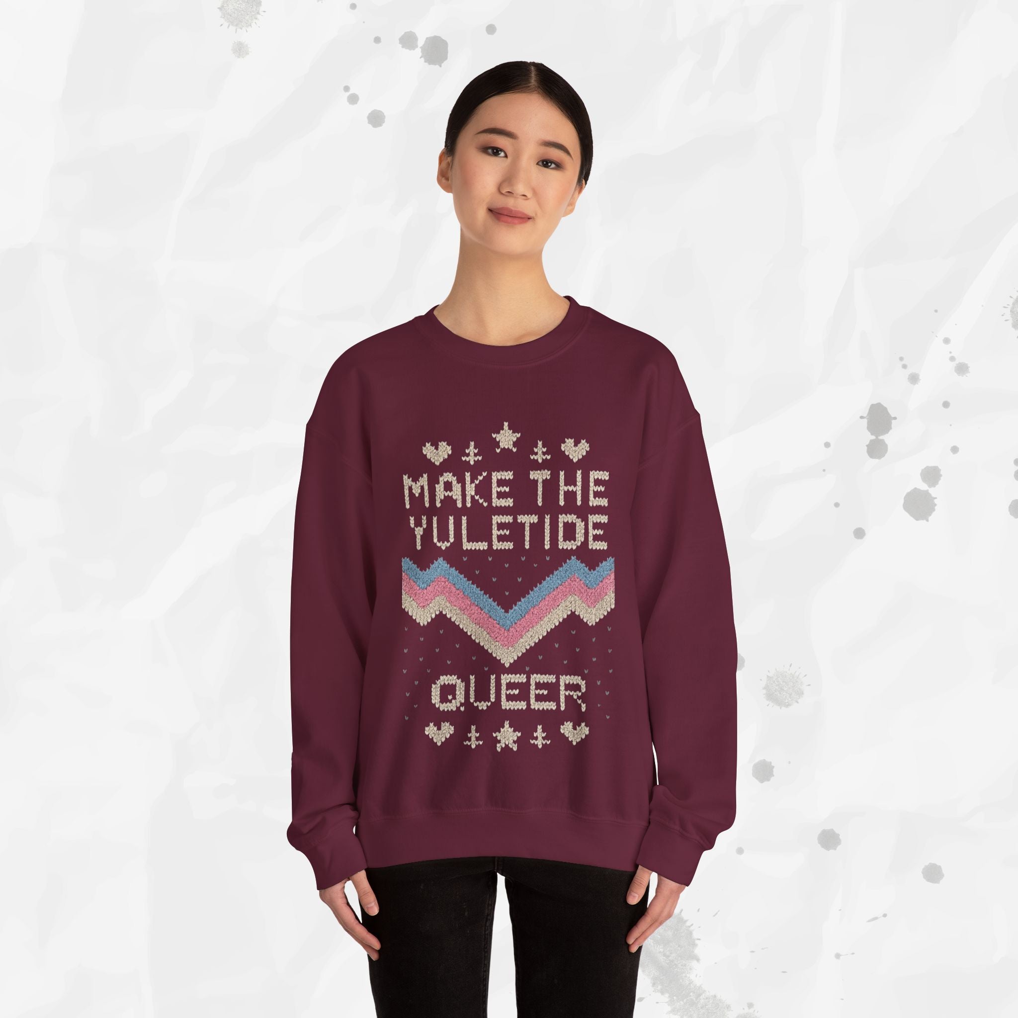 Make the Yuletide Queer – Crewneck Sweatshirt