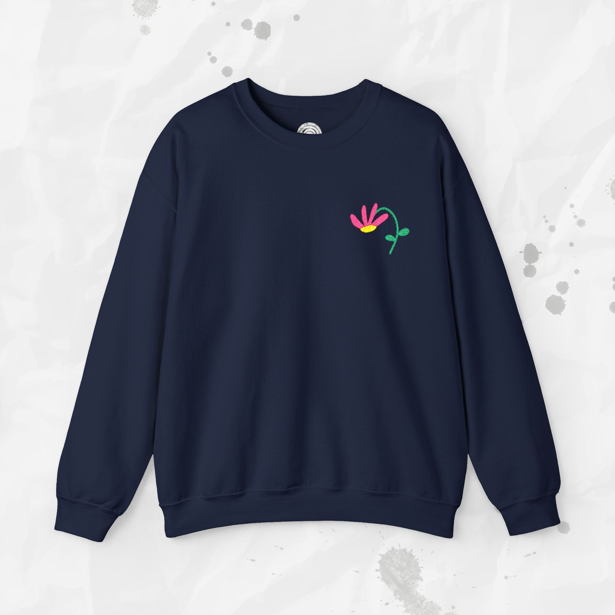 Bloom - Embroidered Crewneck Sweatshirt