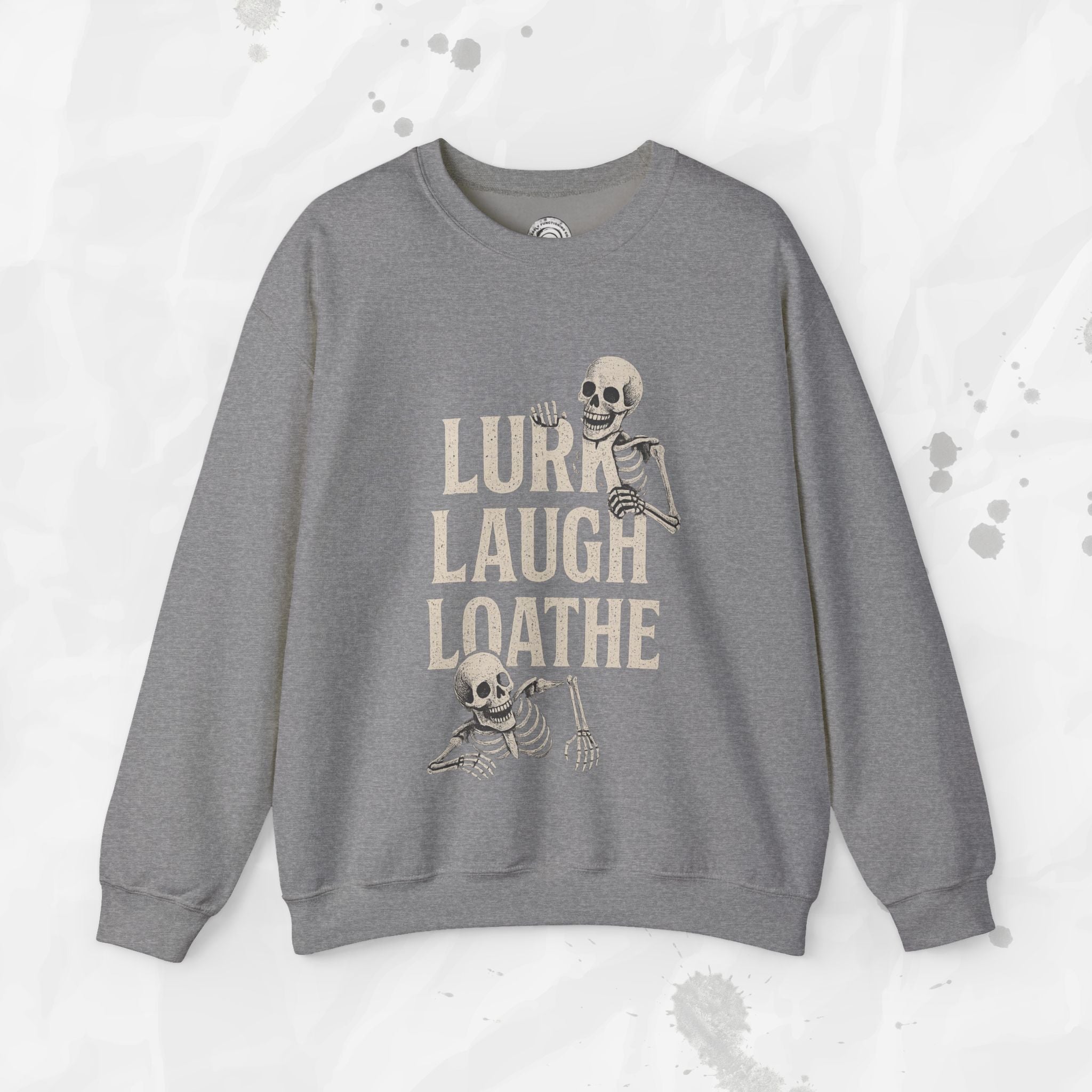 Lurk Laugh Loathe - Crewneck Sweatshirt